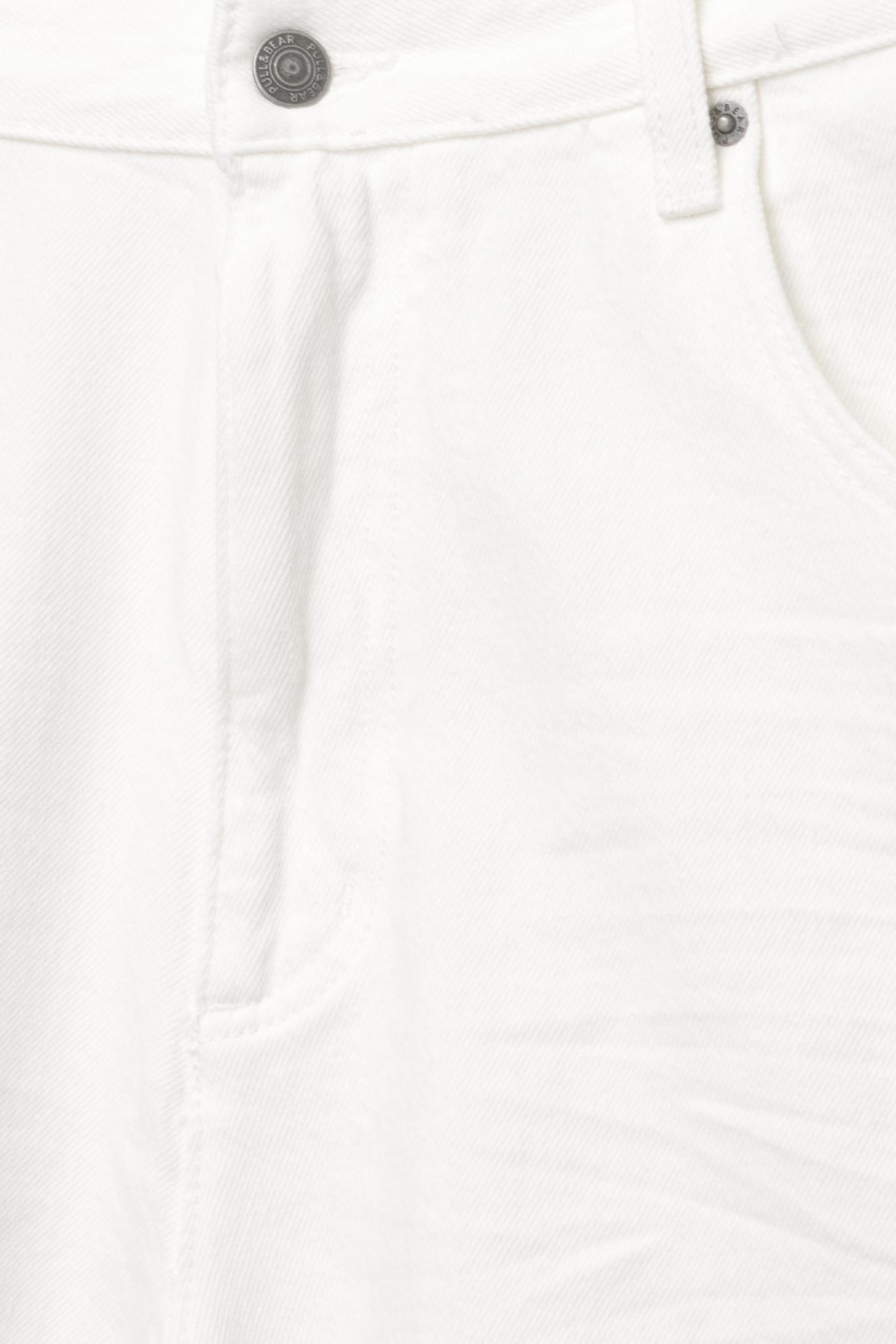 Denim short fit Bermuda shorts Product Image