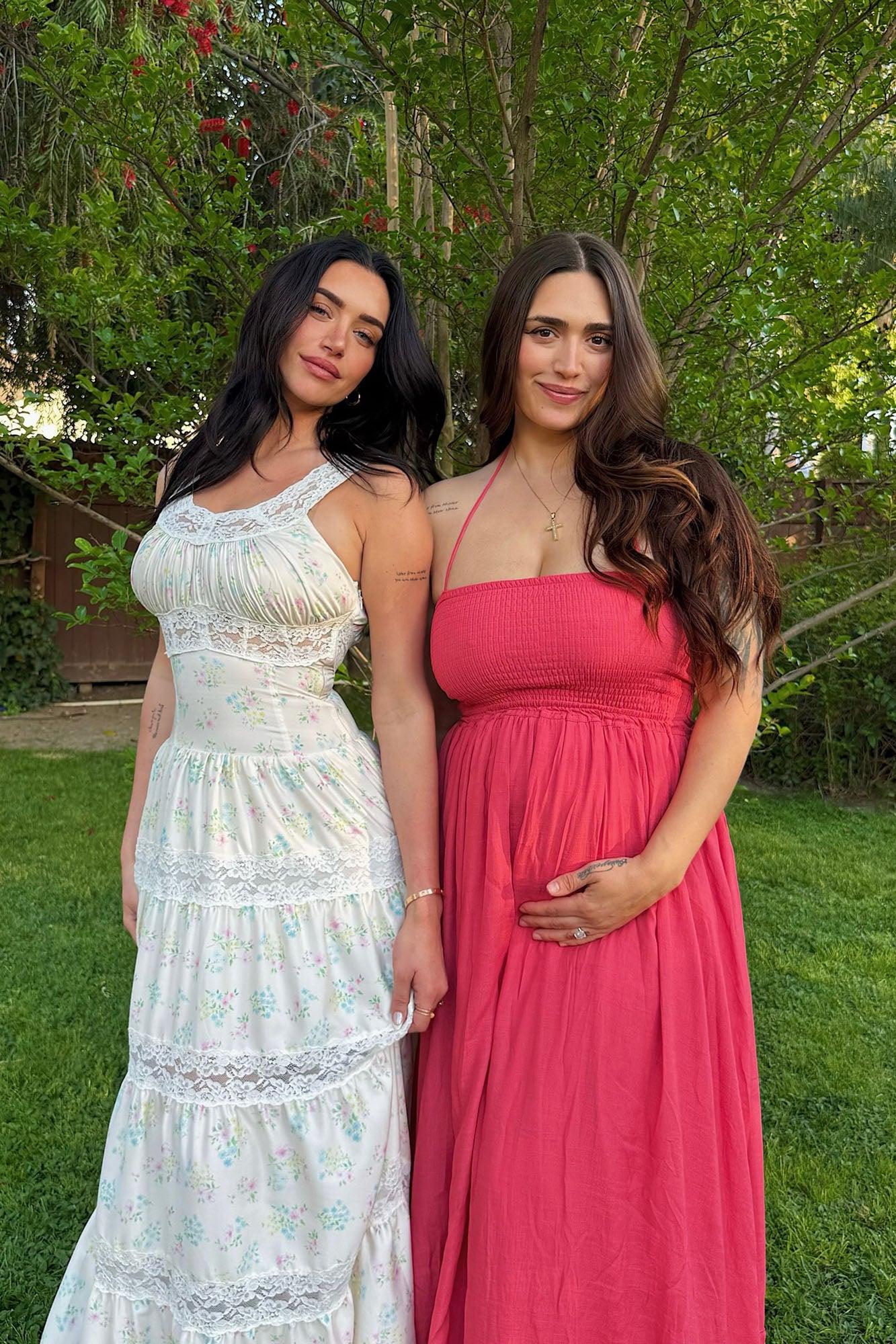 Hayley Halter Maxi Dress - Coral Product Image