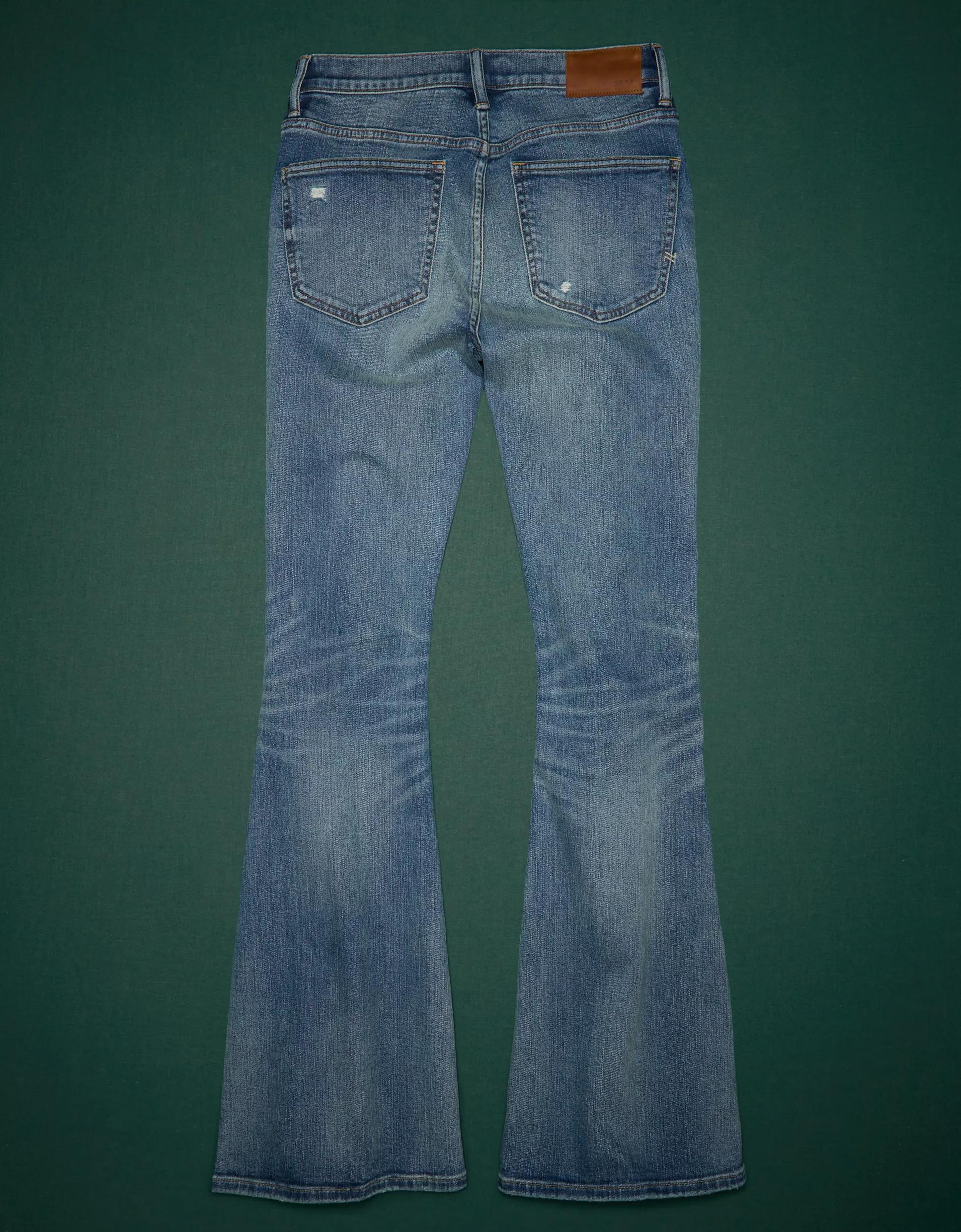 AE77 Premium High-Waisted Flare Jean Product Image