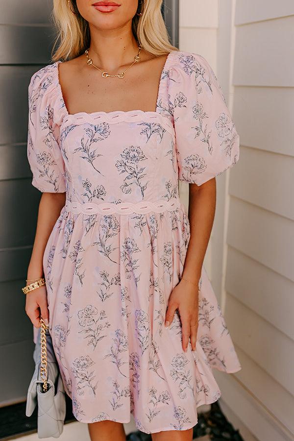 Wisteria Avenue Floral Mini Dress Product Image