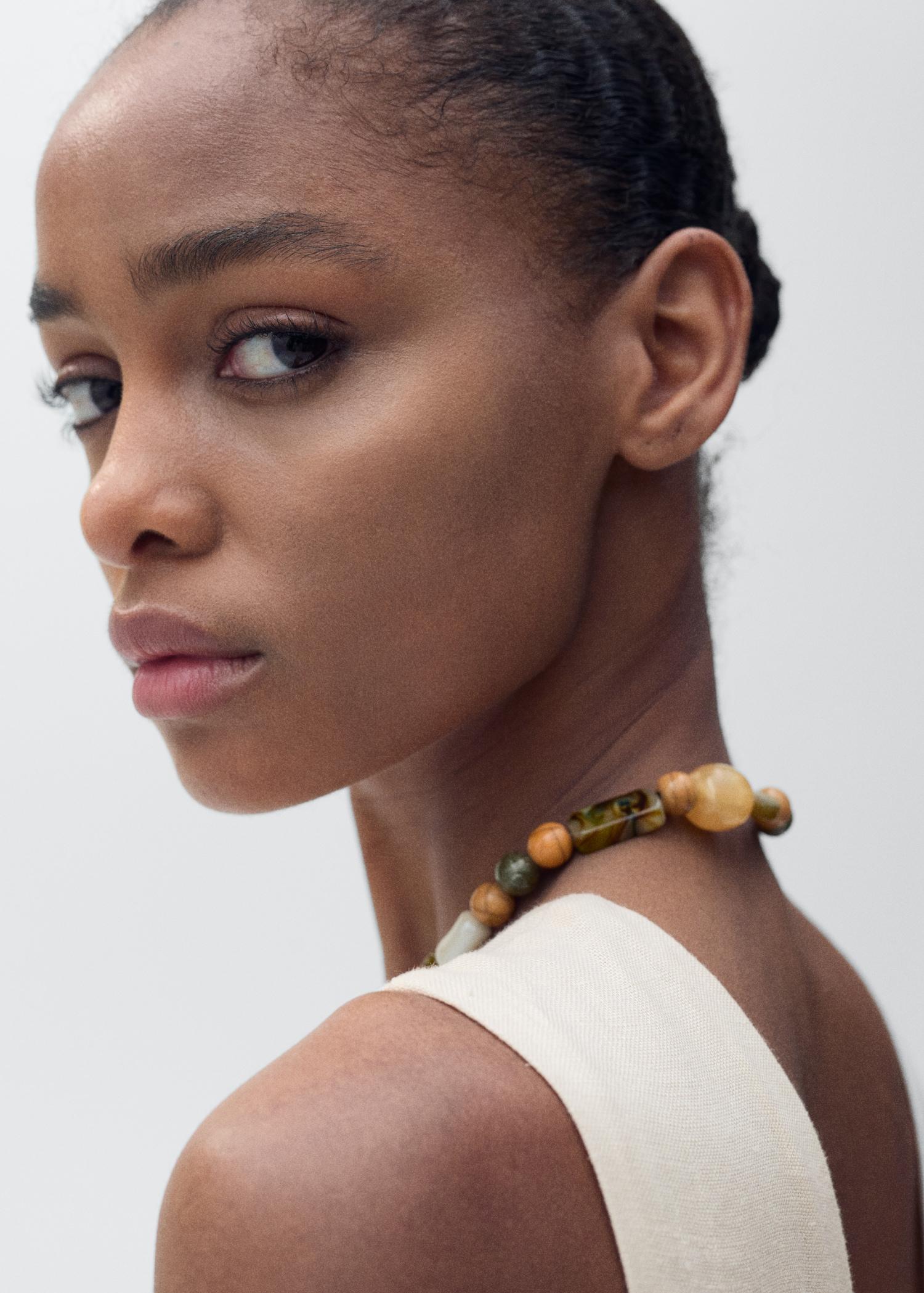 Belt linen dress - Women | MANGO USA Product Image