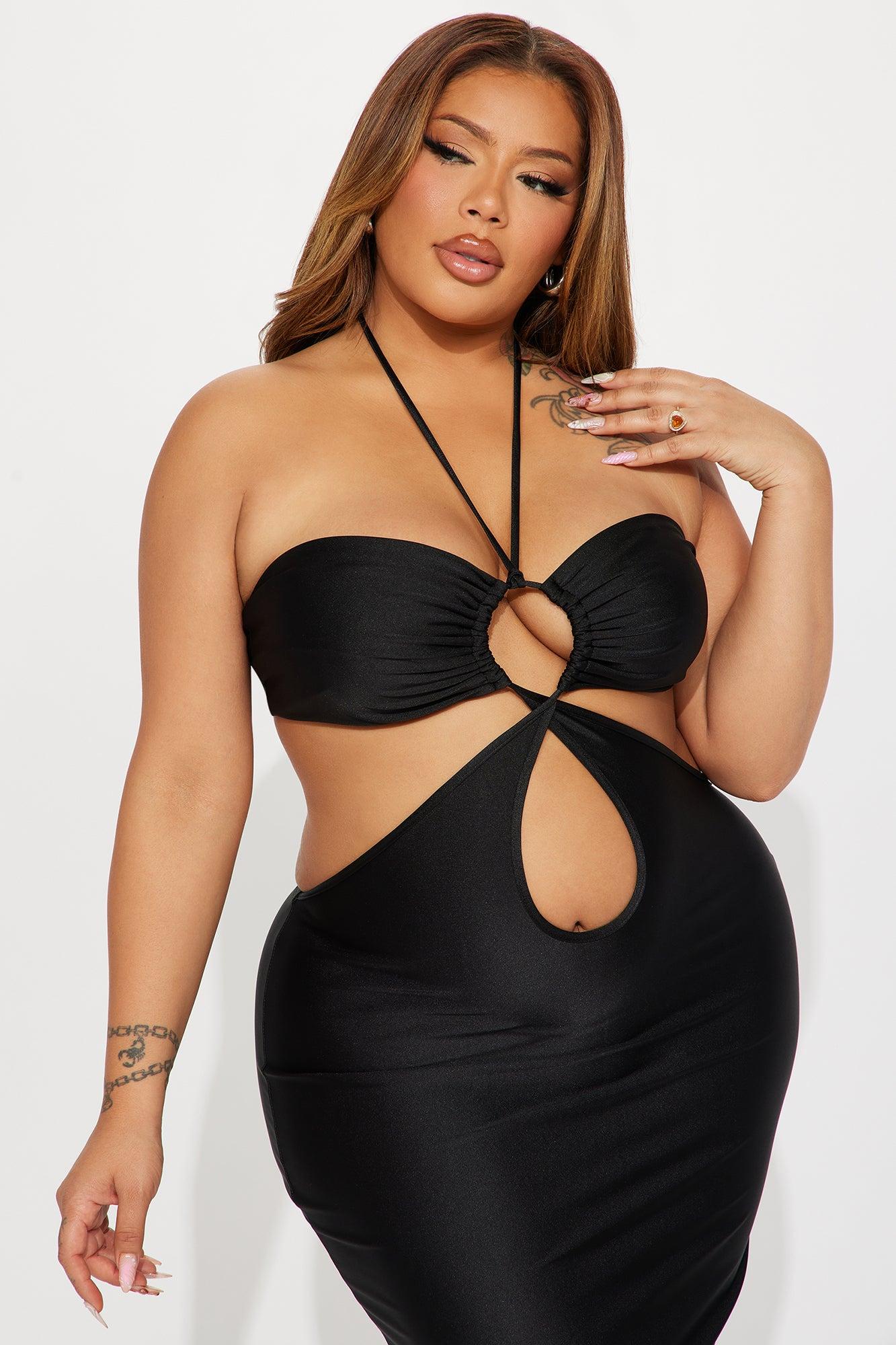 Jacky Cut Out Maxi Dress - Black Product Image