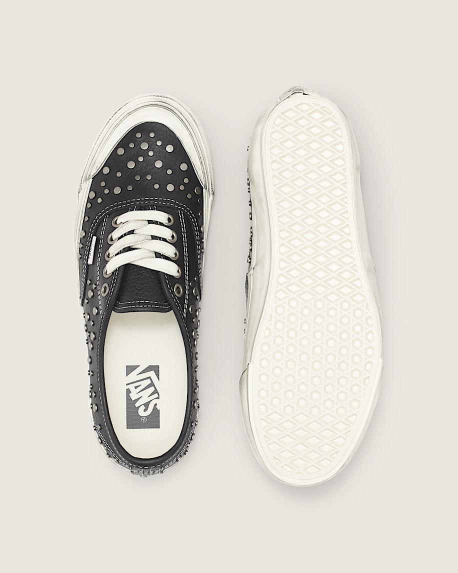 Premium Authentic Studded Leather Shoe in Nocturnal Black| Vans US Product Image