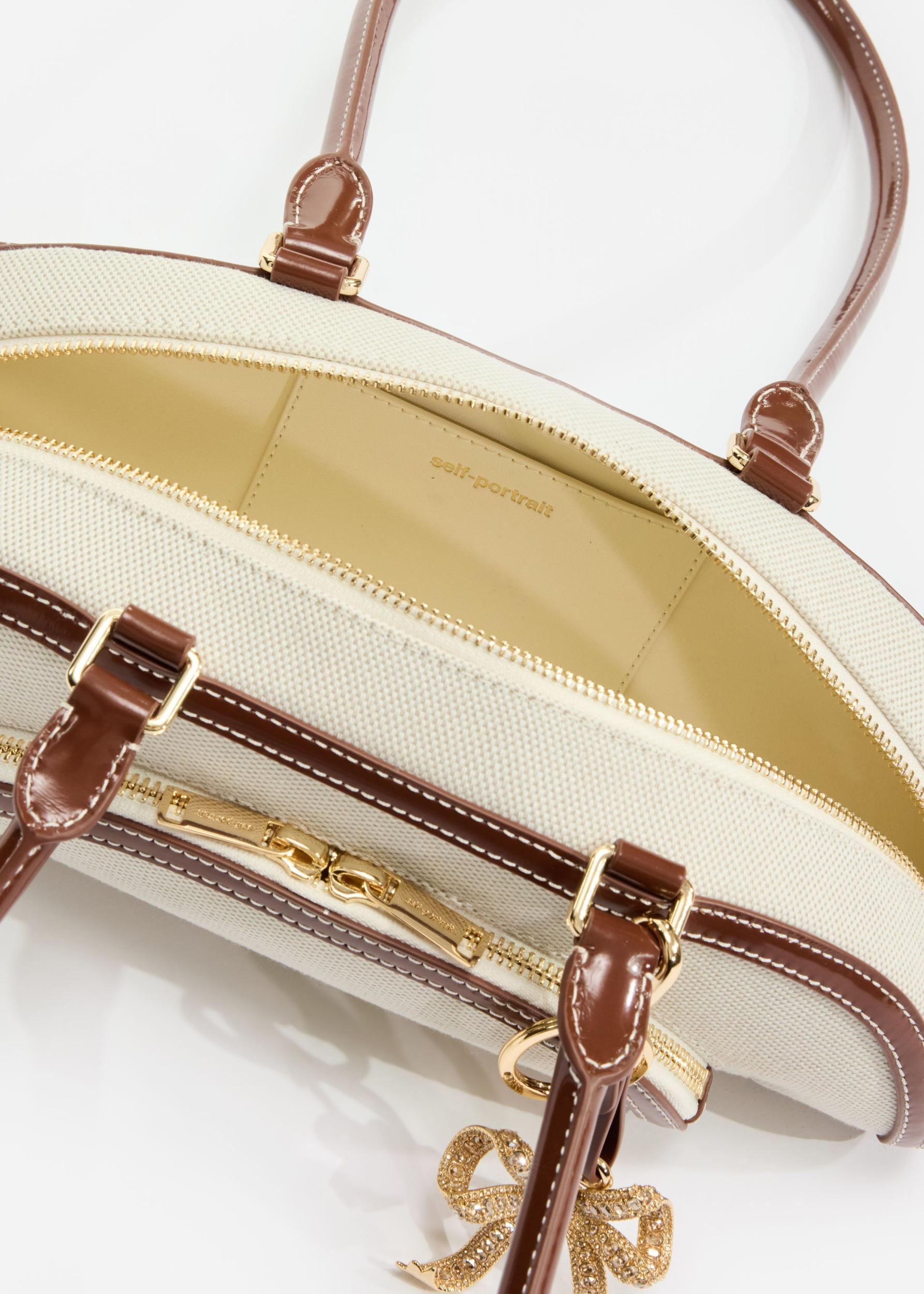 Canvas Curved Shoulder Bag Product Image