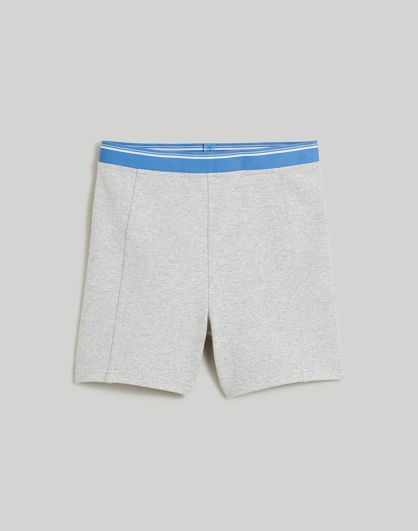 Knit Trimmed Biker Shorts Product Image
