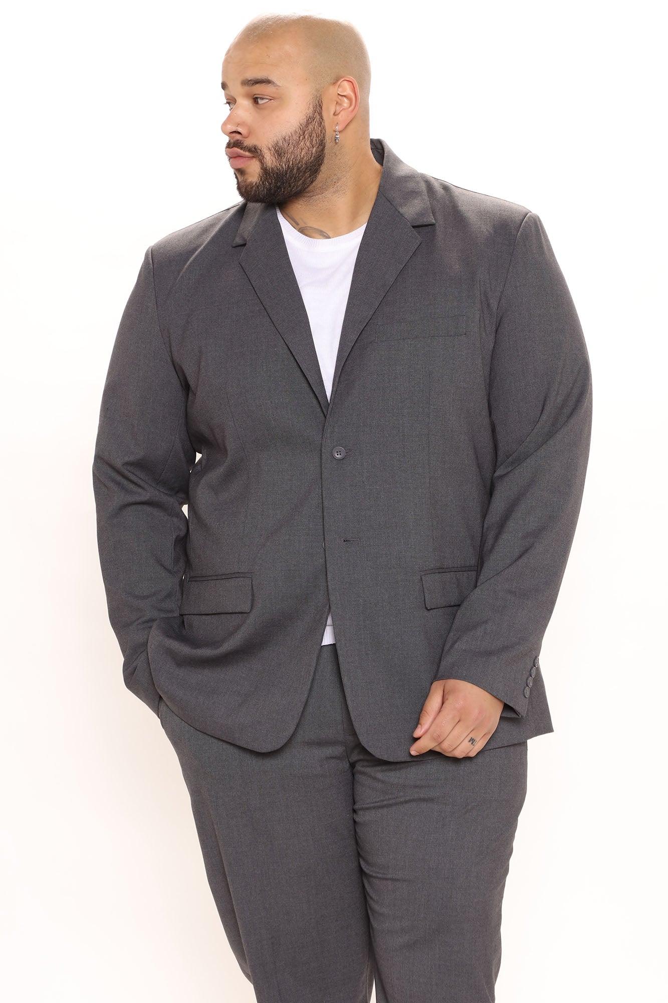 The Modern Stretch Suit Jacket - Charcoal Product Image