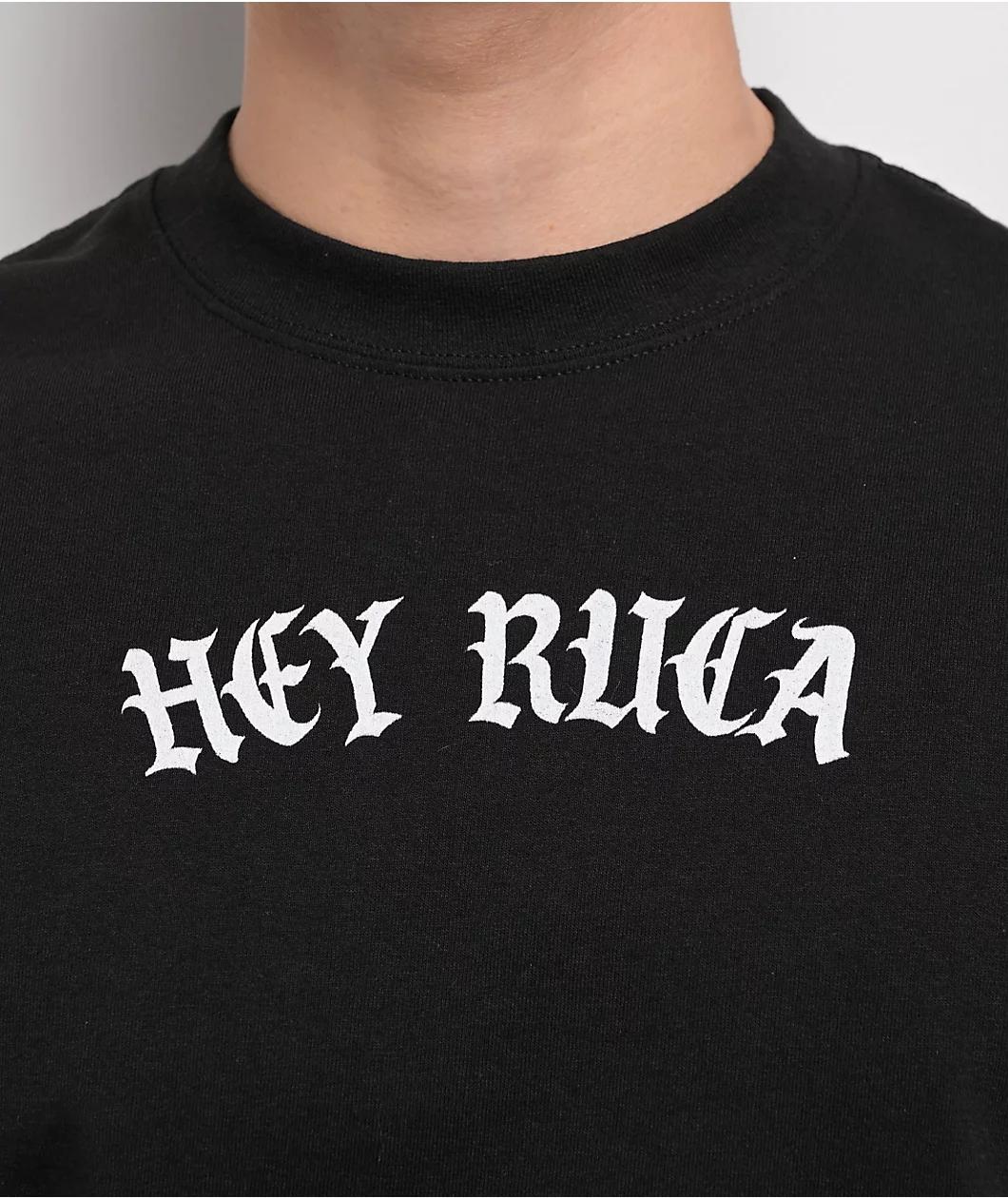 Hey Ruca Tears N Gears Black T-Shirt Product Image