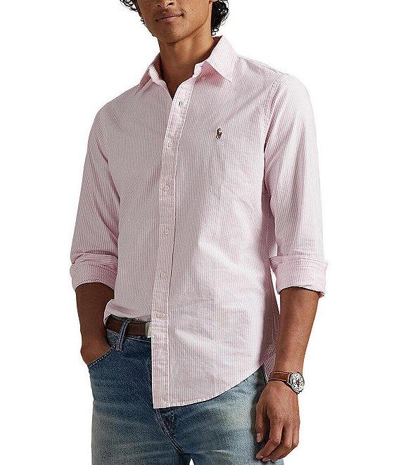 Polo Ralph Lauren Classic Fit Striped Oxford Shirt Product Image
