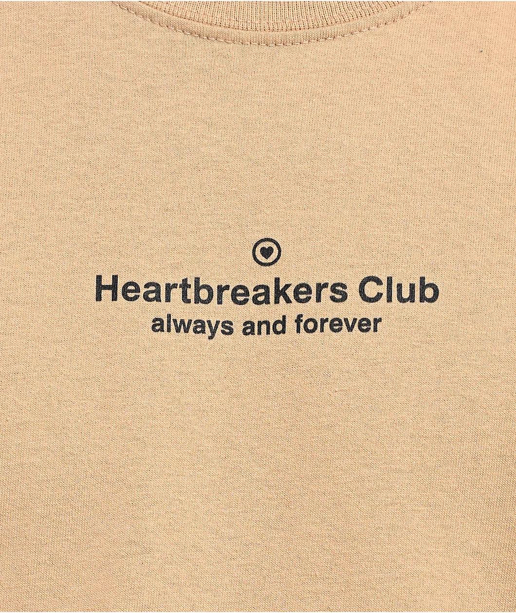 Heartbreakers Club Always Tan T-Shirt Product Image