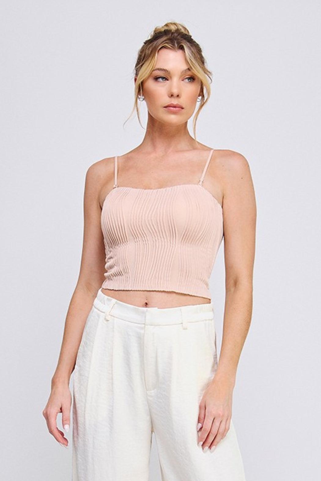 Wave Texture Bralette Top Product Image