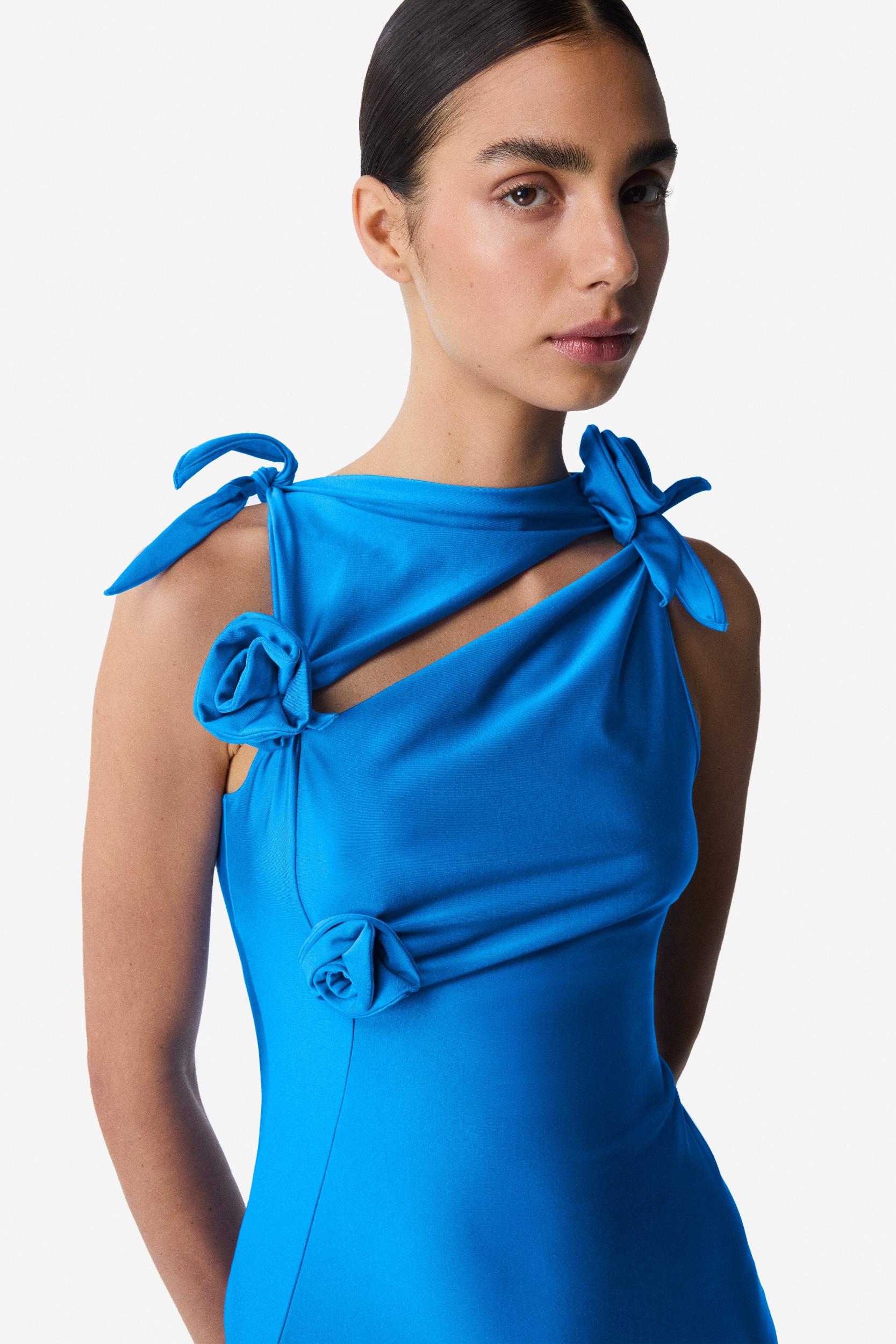 Asymmetric Flower Gown Product Image