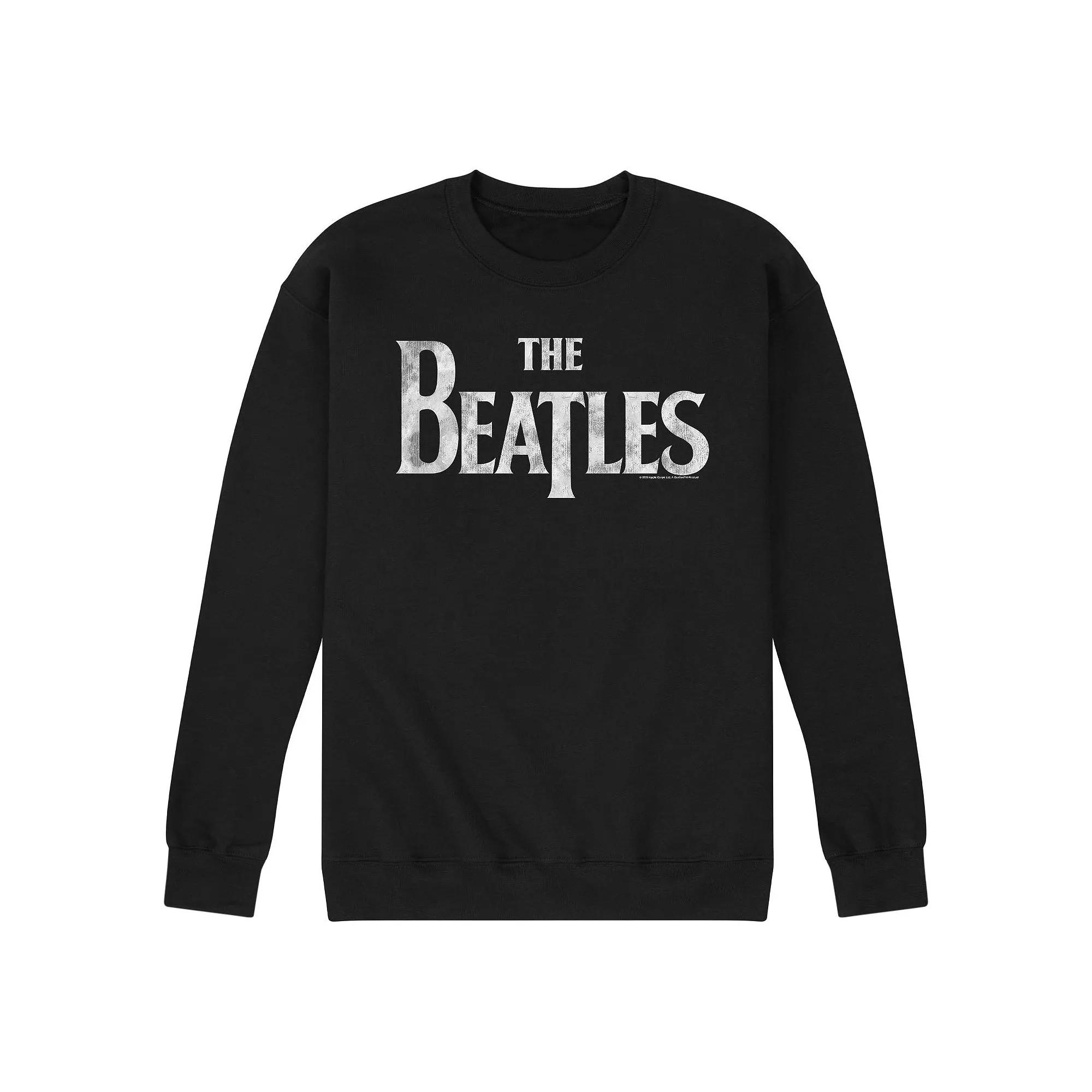 Men's The Beatles White Logo Sweatshirt,  Product Image