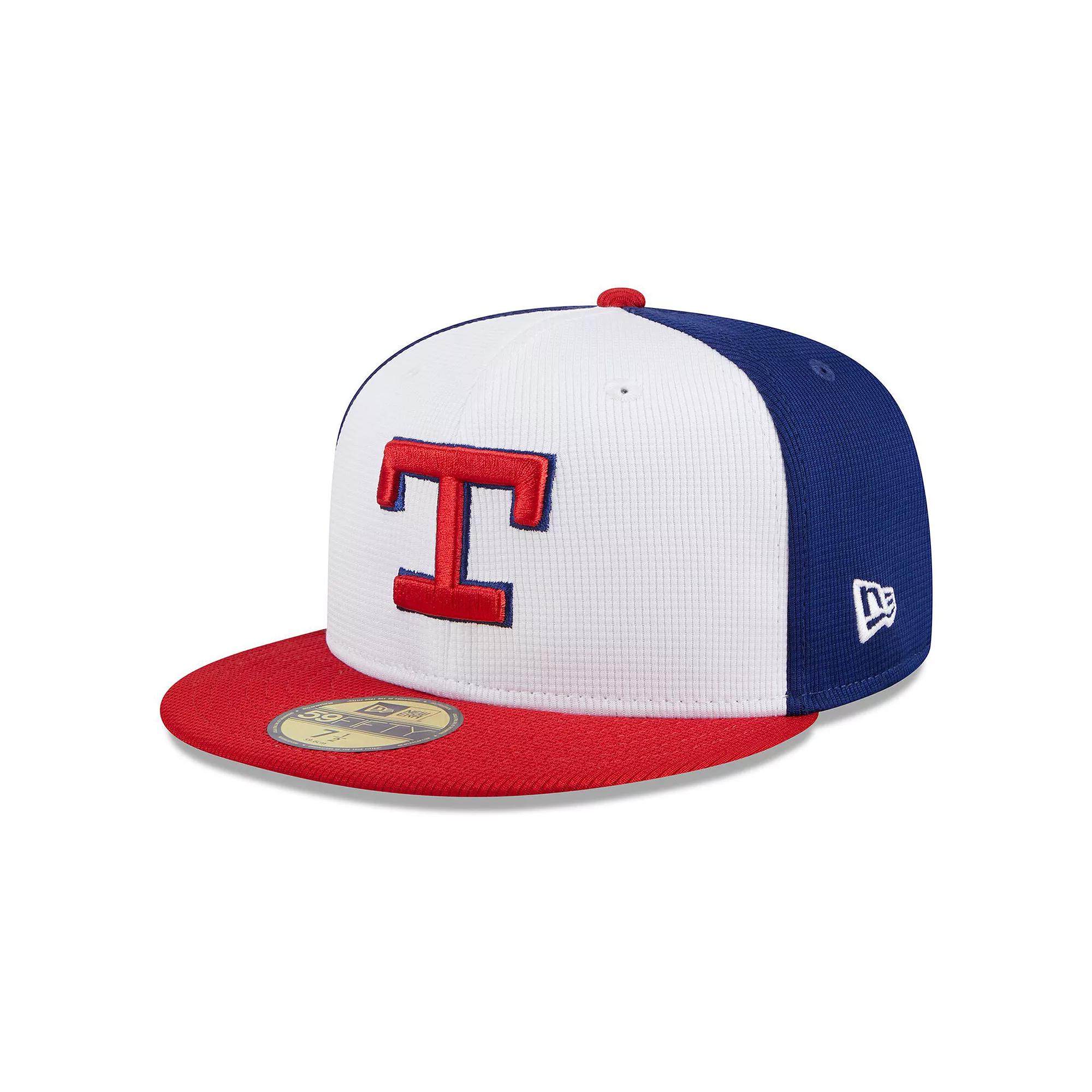 Men's New Era White Texas Rangers 2024 Batting Practice 59FIFTY Fitted Hat,  Product Image
