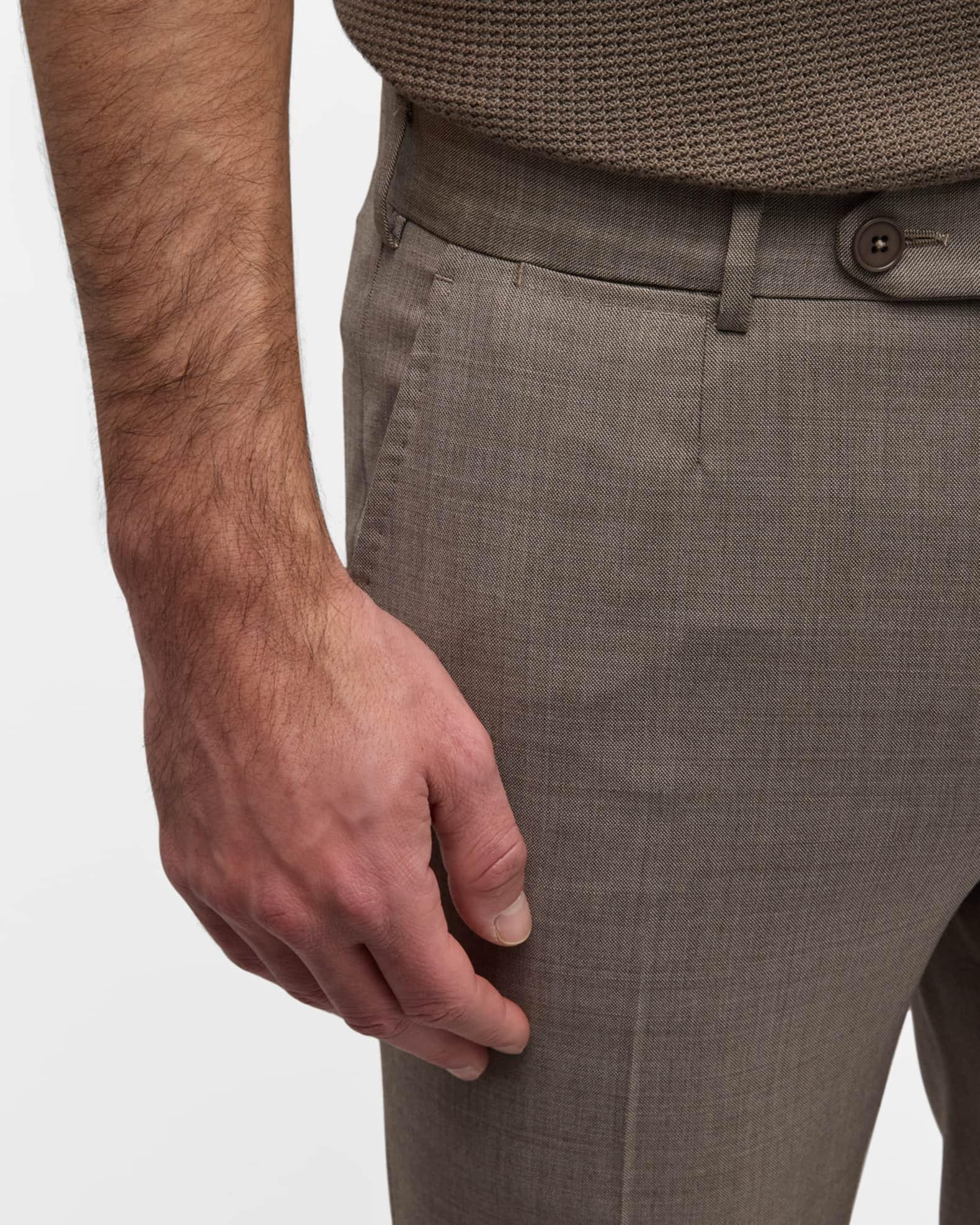 Men's Wool Sharkskin Suit Product Image