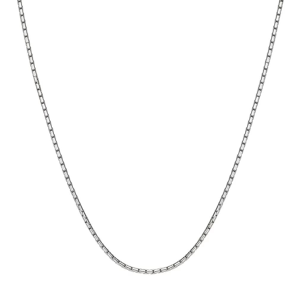 Mens LYNX Stainless Steel Snake Chain Necklace Gold Tone Product Image