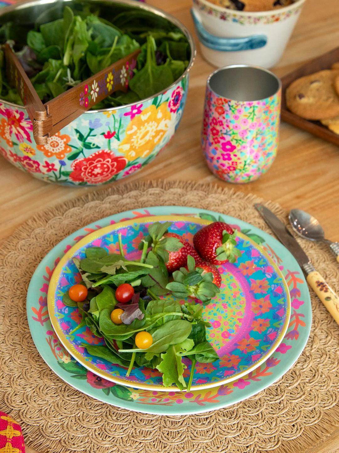Mix & Match Melamine Dishes - Coral Dinner Plate Product Image