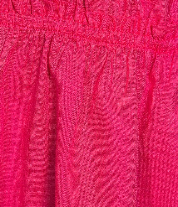 Steve Madden Heather Square Neck Smocked Sleeveless Mini Babydoll Dress Product Image