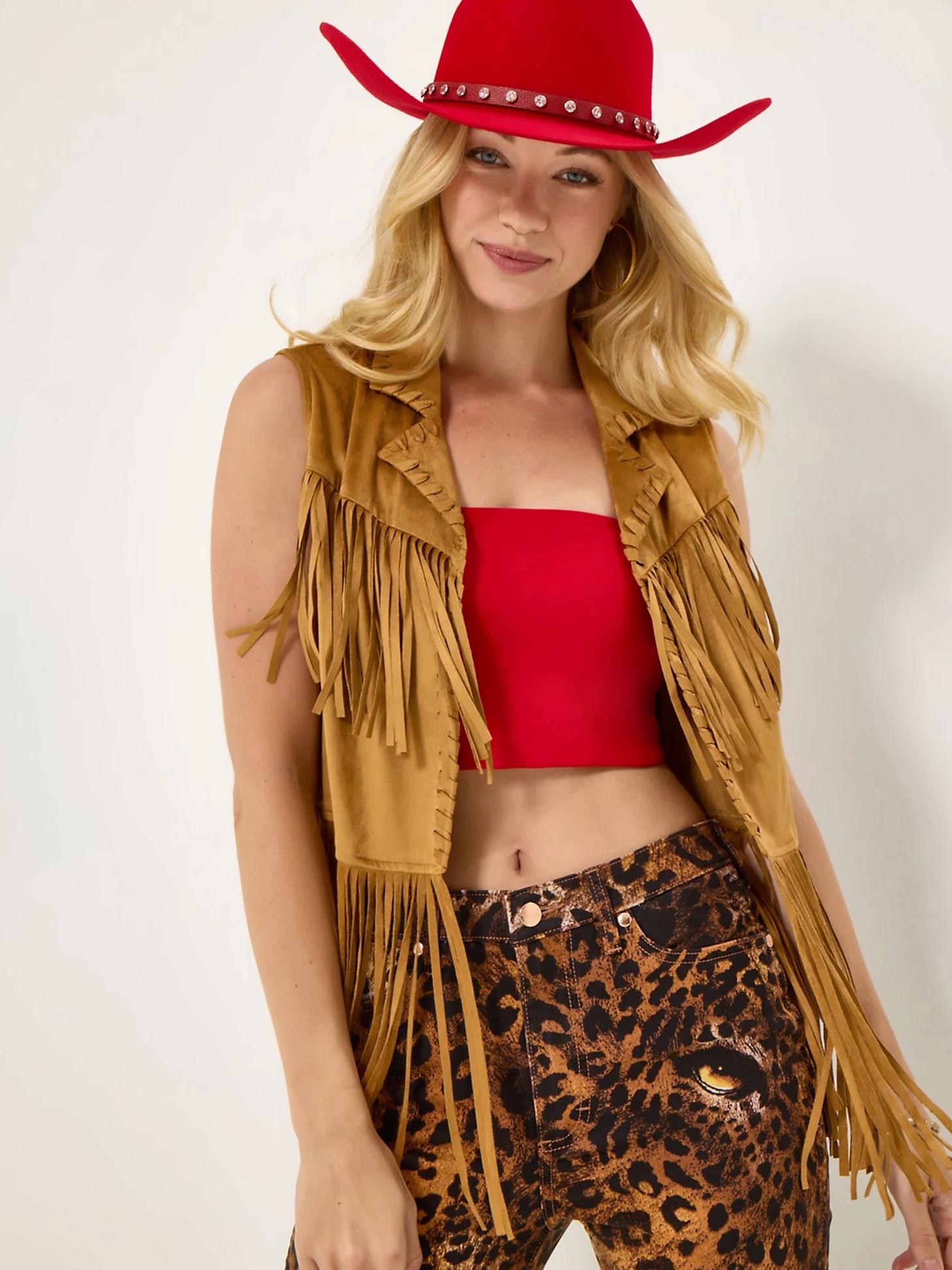 Wrangler x Lainey Wilson Festival Fringe Vest | Women's JACKETS & OUTERWEAR | Wrangler® Product Image