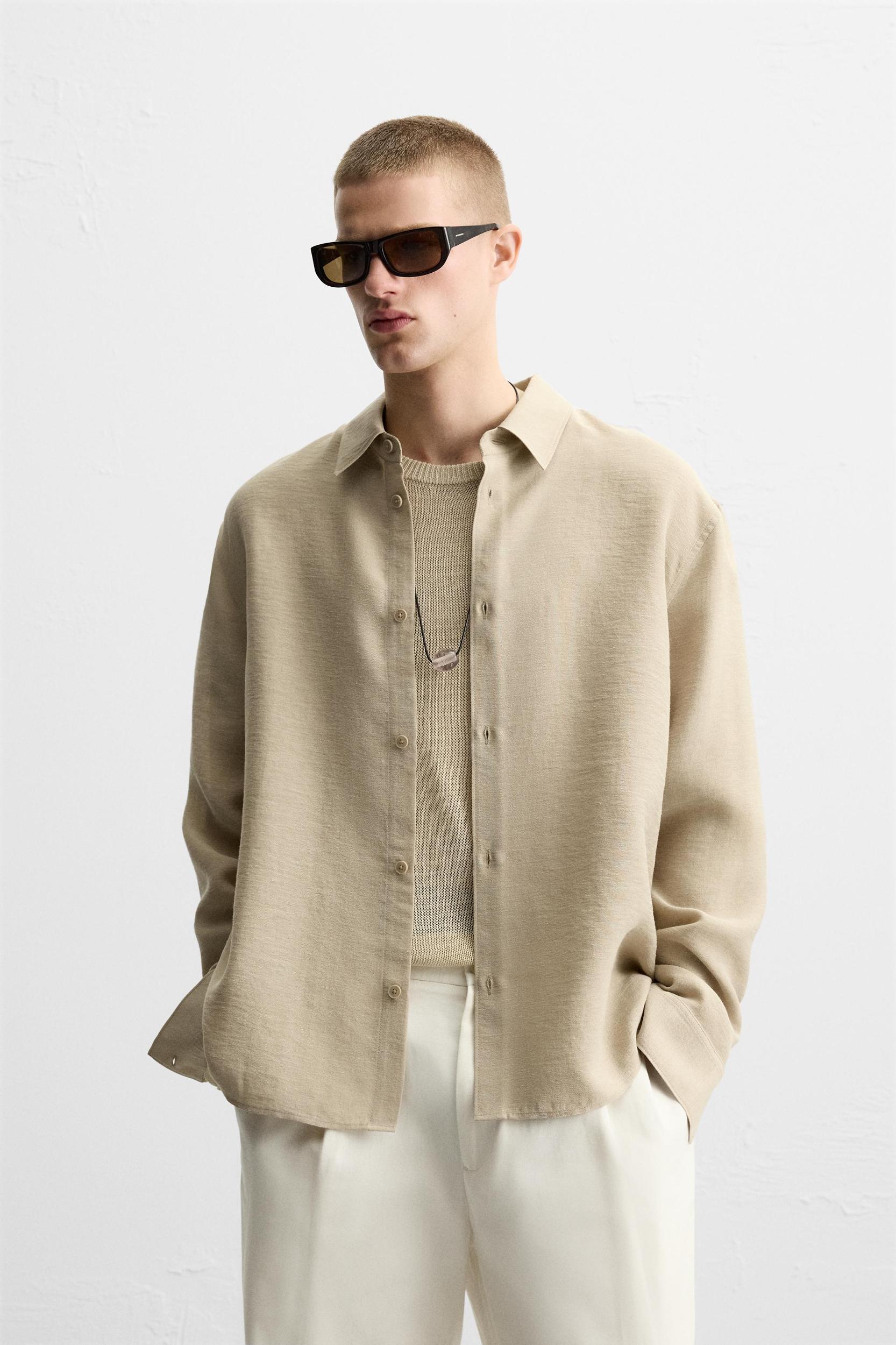 TEXTURED REGULAR FIT SHIRT Product Image