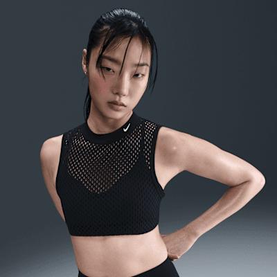 Nike Womens Indy Net Light-Support Padded Sports Bra | HF5422-010 Product Image