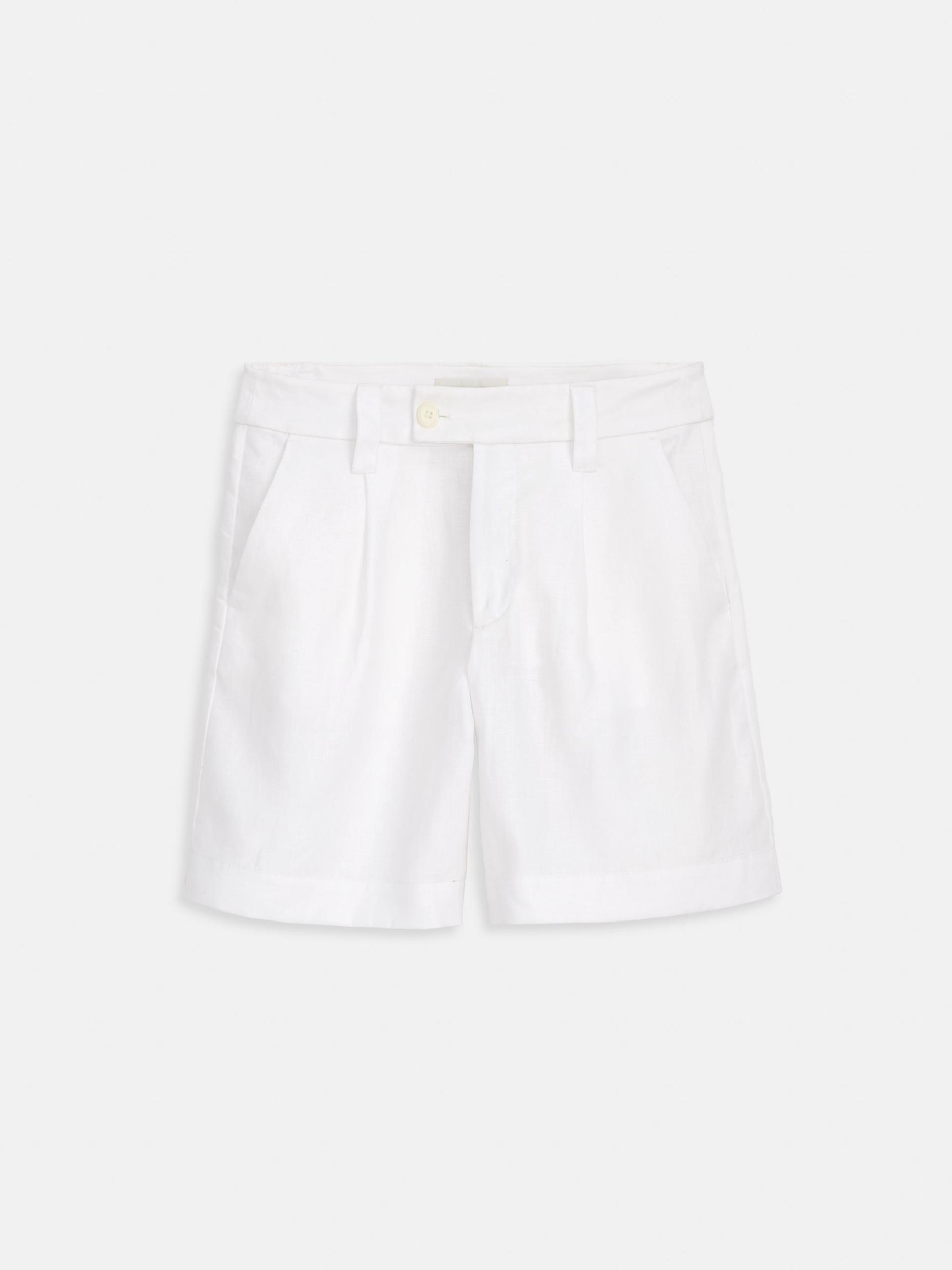 Luna Pleated Short In Linen Product Image