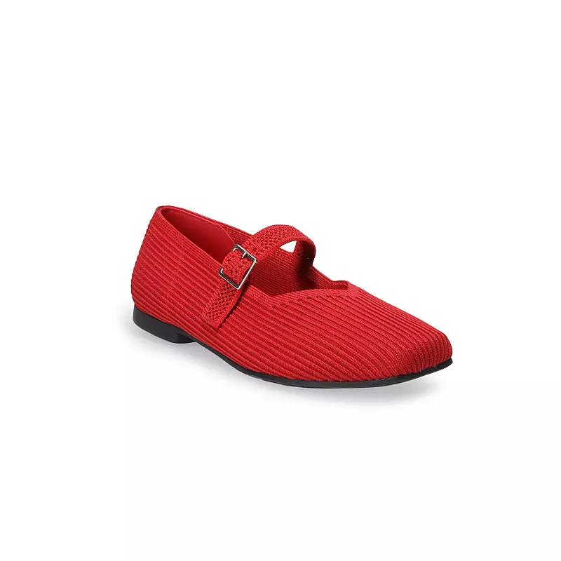 Croft & Barrow Square Toe Women's Mary Janes,  Product Image