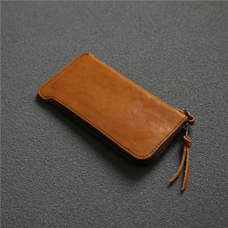 Genuine Leather Long Wallet Product Image