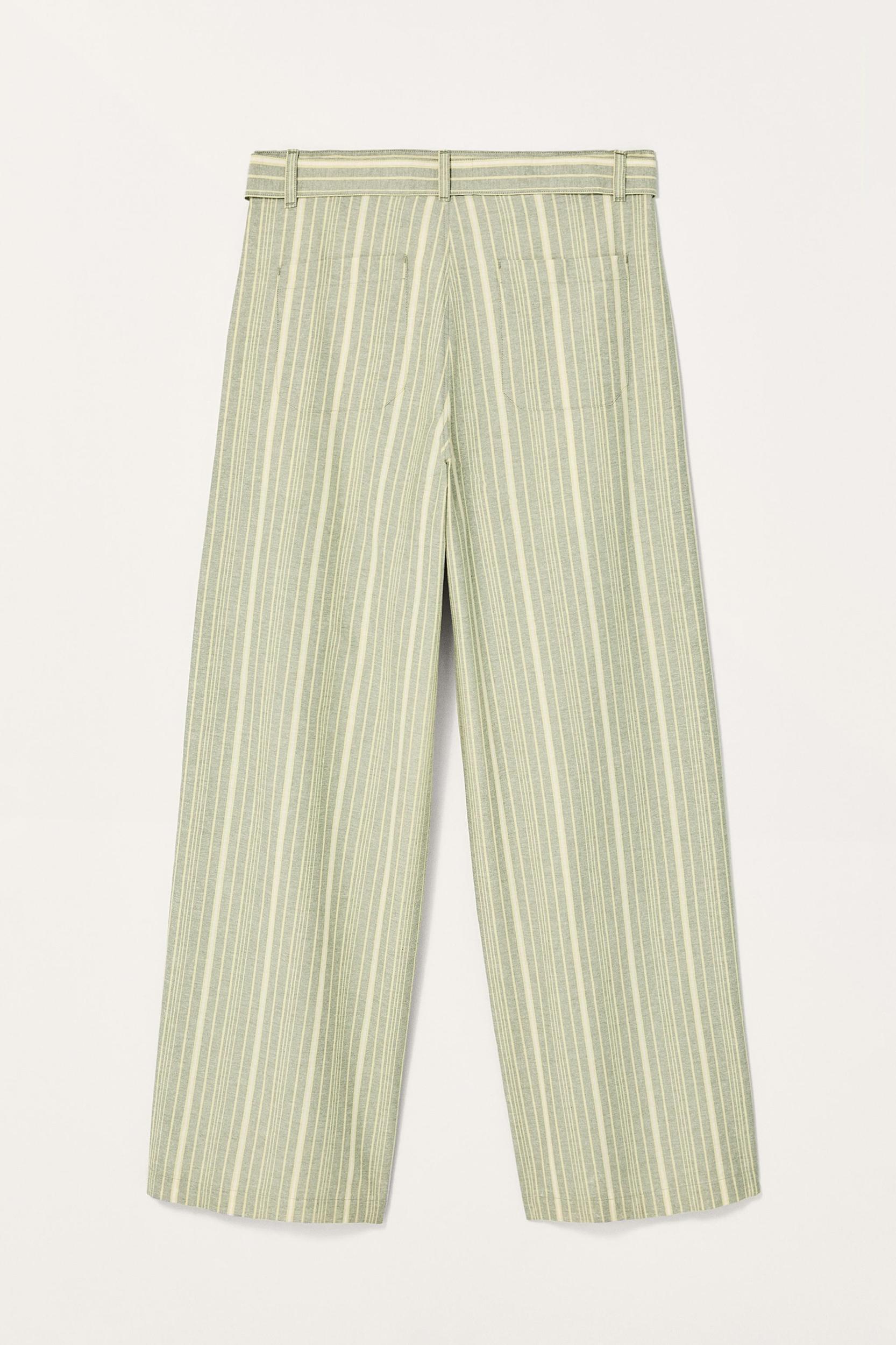 LIMITED EDITION STRIPED WIDE FIT PANTS Product Image