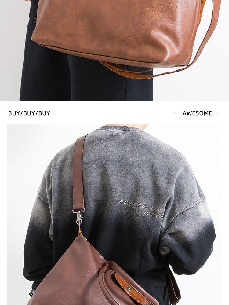 Faux-Leather Crossbody Bag Product Image
