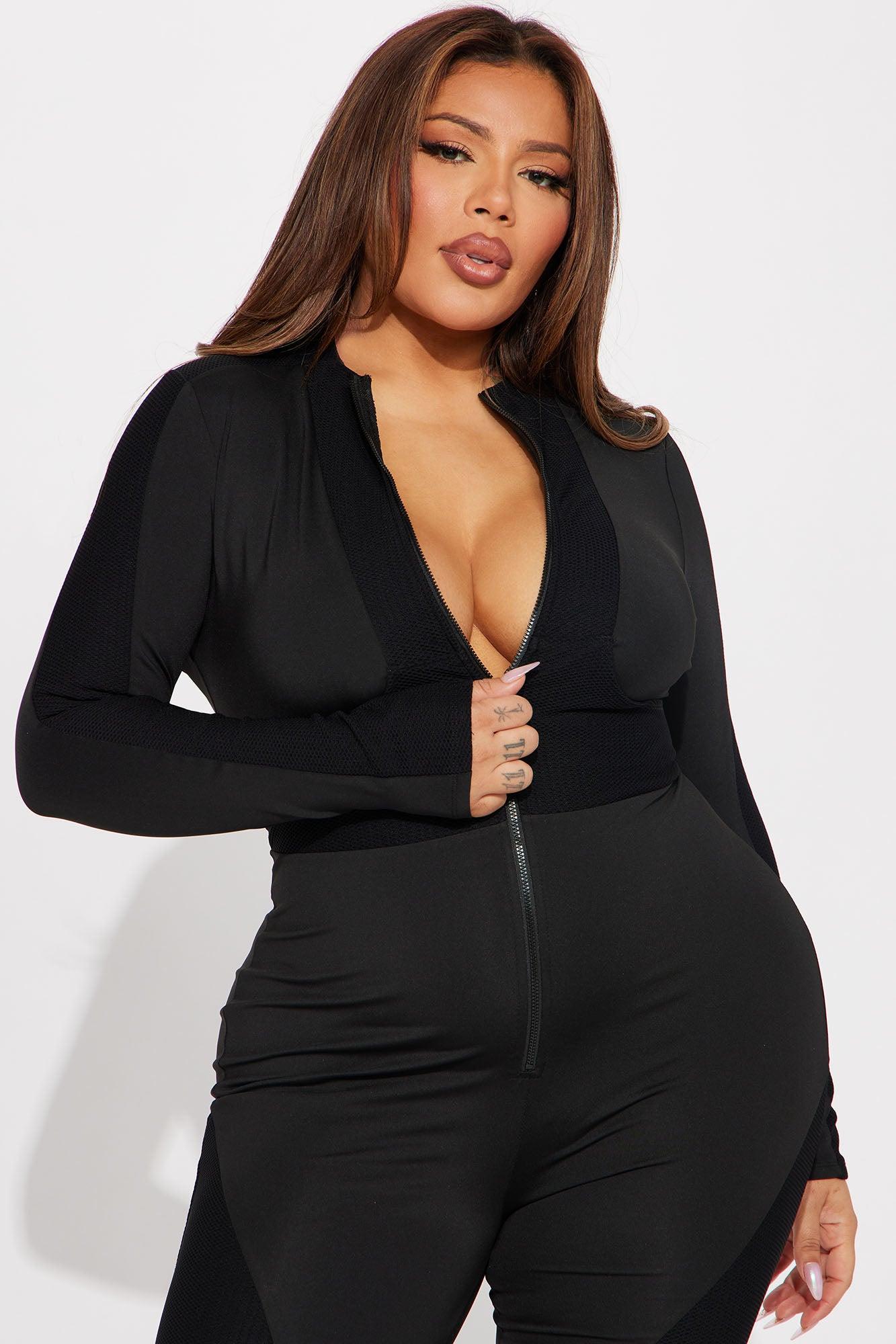 Level Up Jumpsuit - Black Product Image