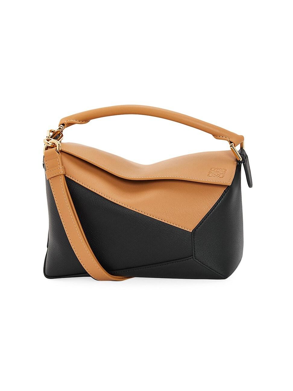 Womens Small Puzzle Edge Leather Bag Product Image