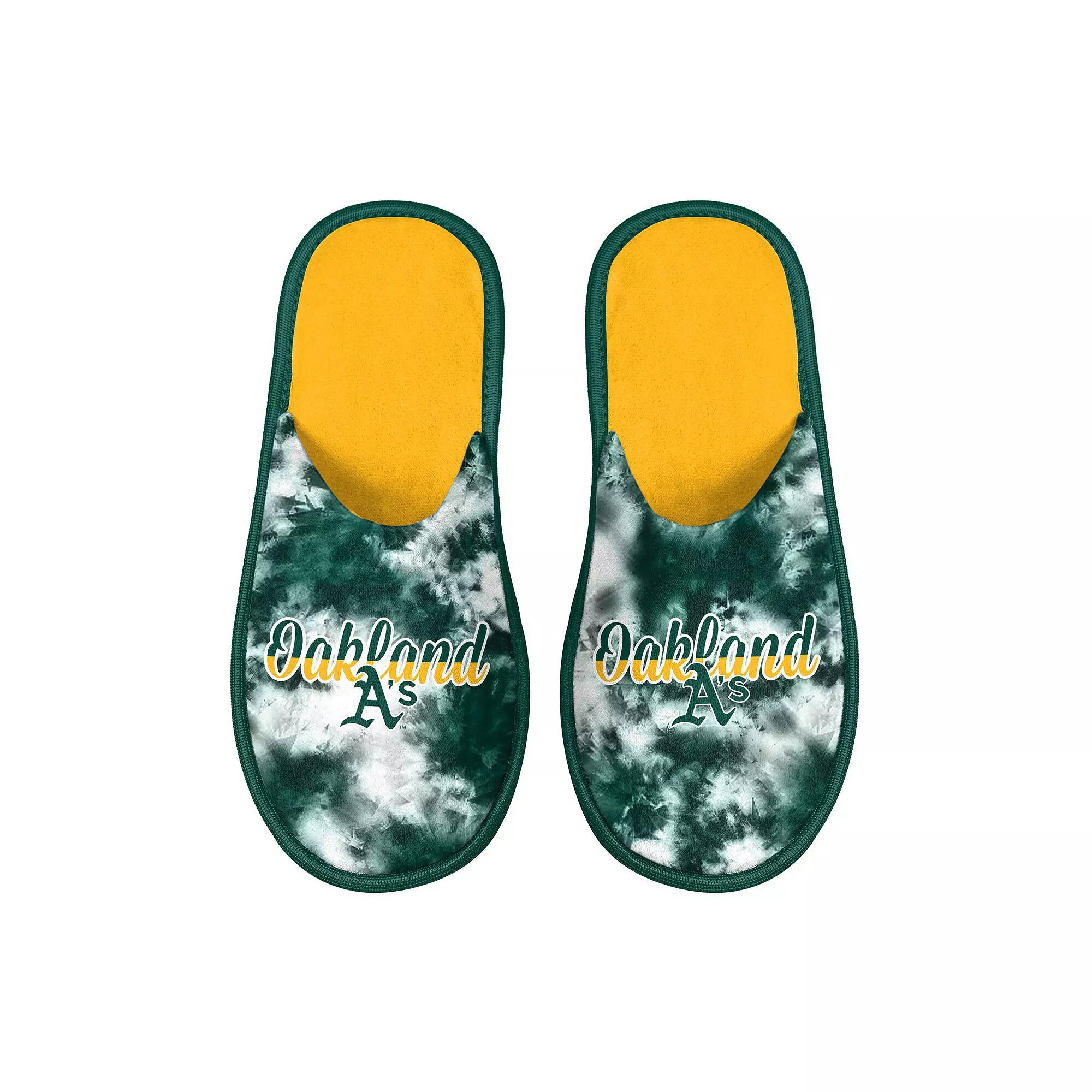 Women's FOCO Oakland Athletics Team Scuff Slide Slippers,  Product Image