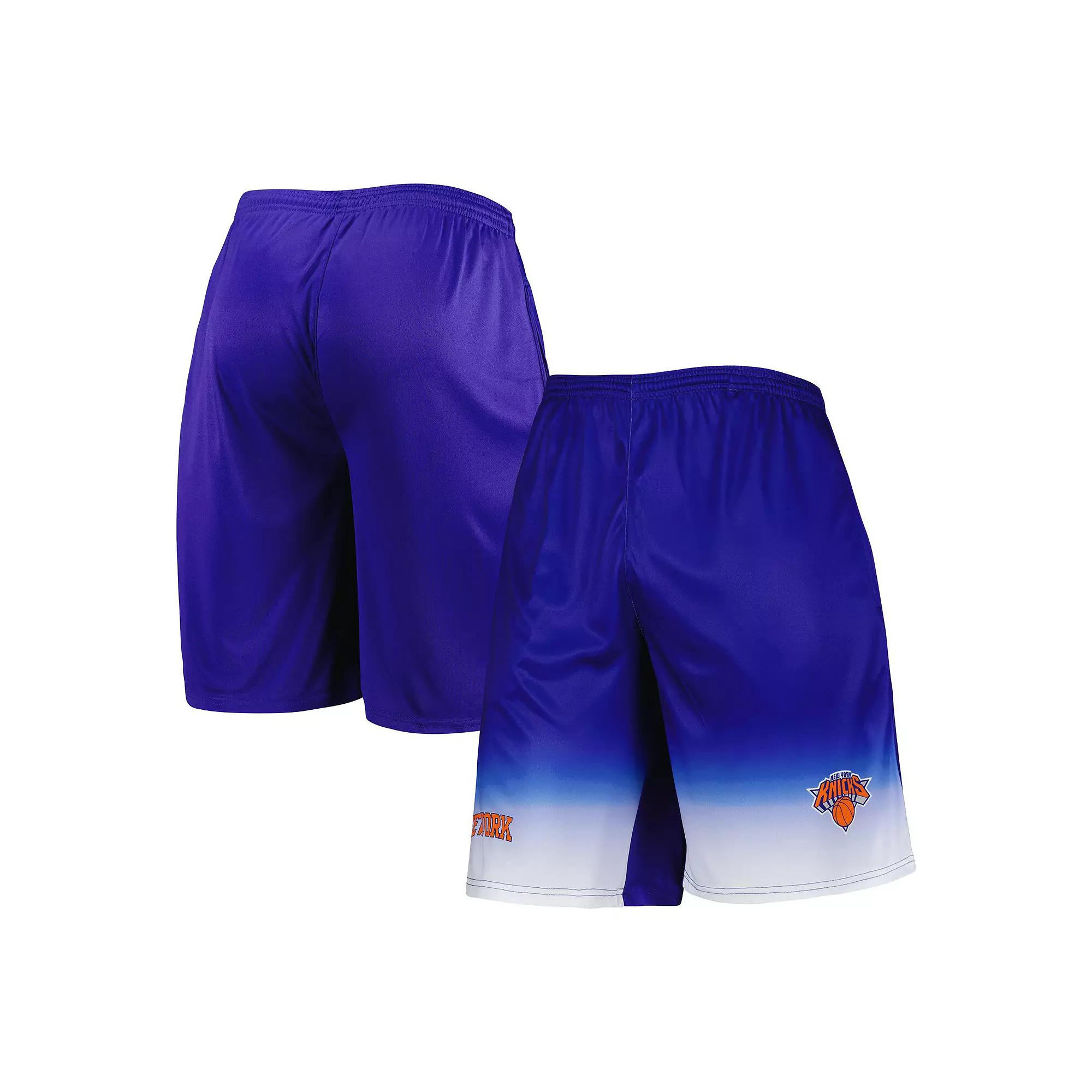Men's Fanatics Branded Royal New York Knicks Fadeaway Shorts,  Product Image
