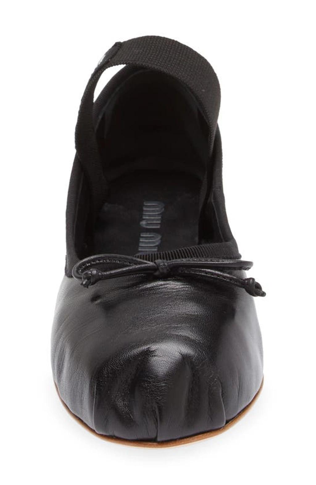 logo-strap ballerina shoes Product Image