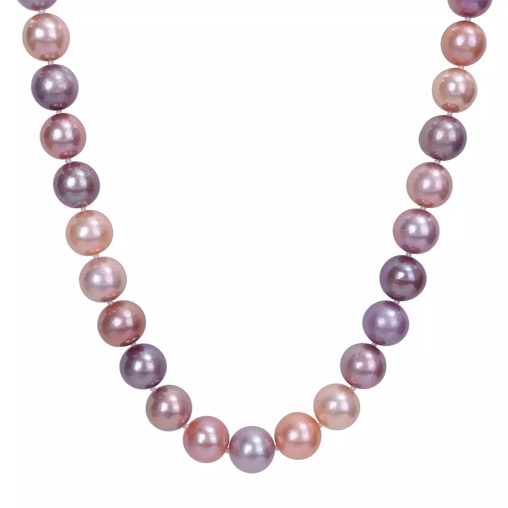Stella Grace Multi-Color Pink Freshwater Cultured Pearl Necklace, Women's, Size: 18", Sterling Product Image