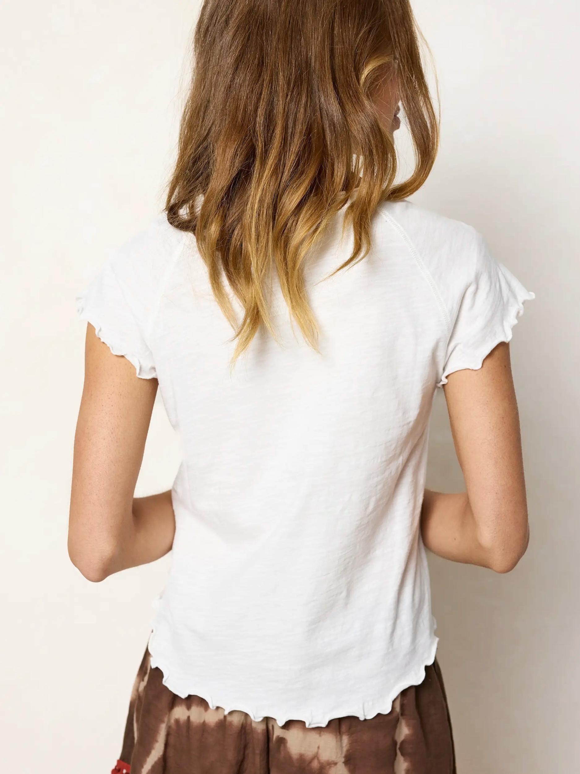 Lily Cotton Short Sleeve Tee Shirt Product Image