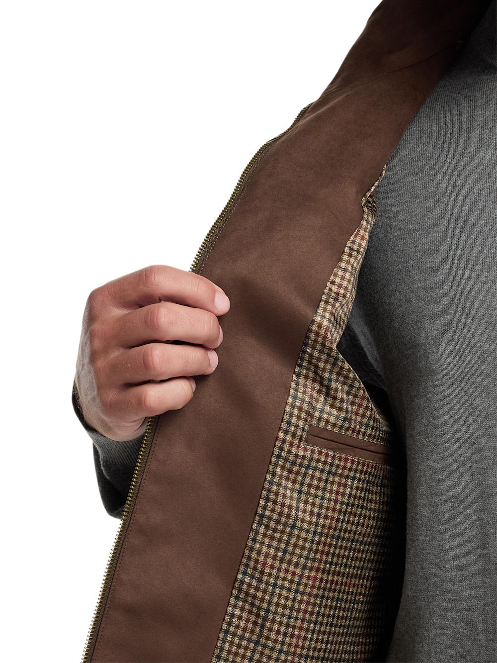 Microsuede Vest - Brown Product Image