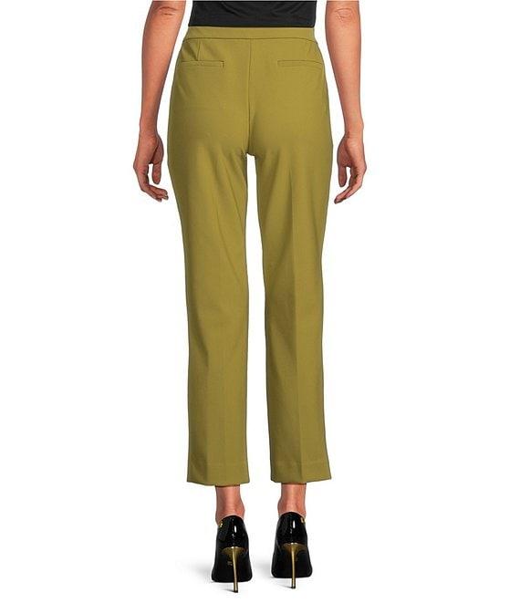 Donna Karan Precision Ponte Slim Leg Ankle Length Pants Product Image