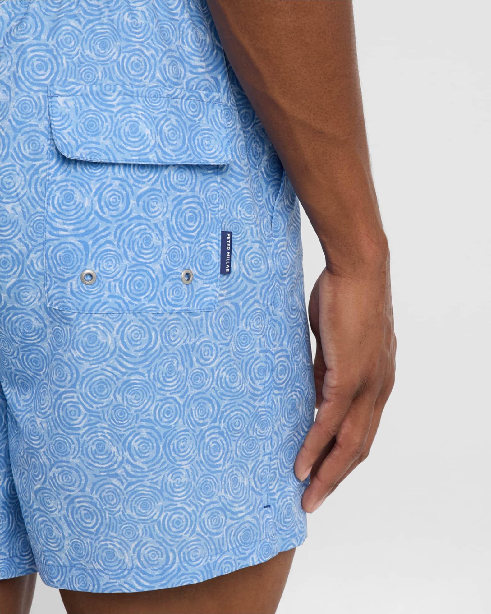 Men's Ripple Effect Swim Trunks, 7" Inseam Product Image