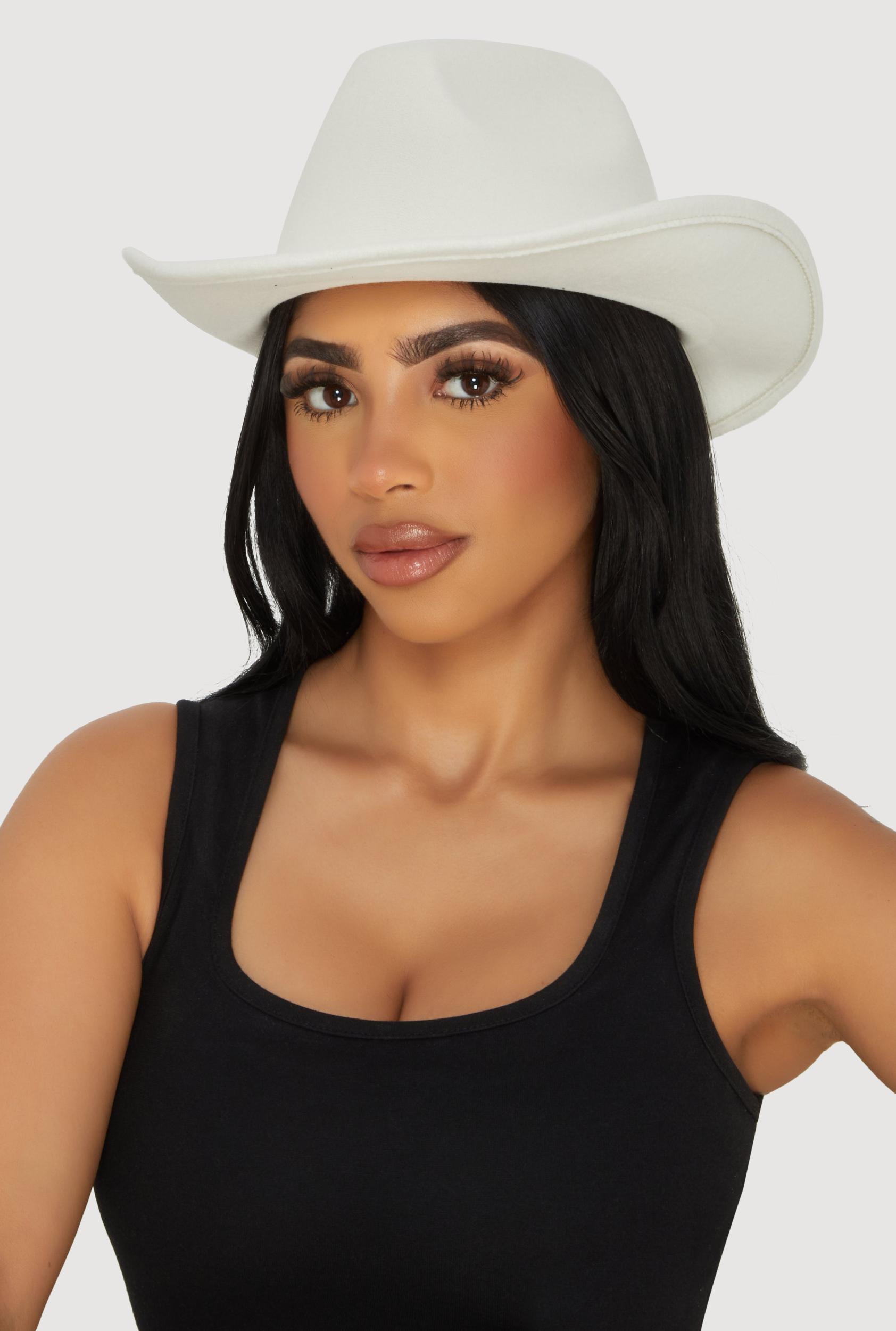 Womens Brushed Felt Cowboy Hat Product Image
