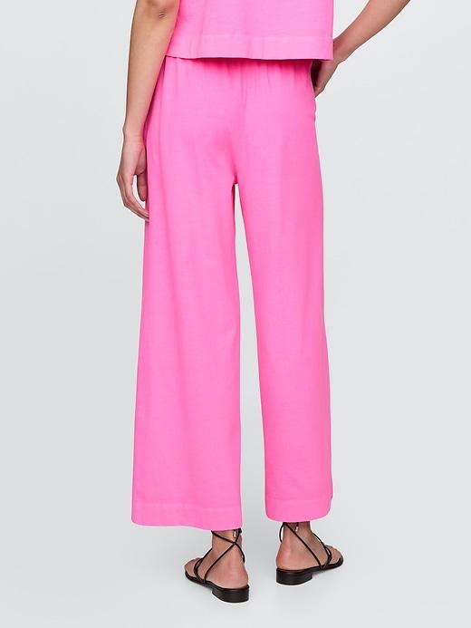 Heavyweight Organic Cotton Wide-Leg Pants Product Image