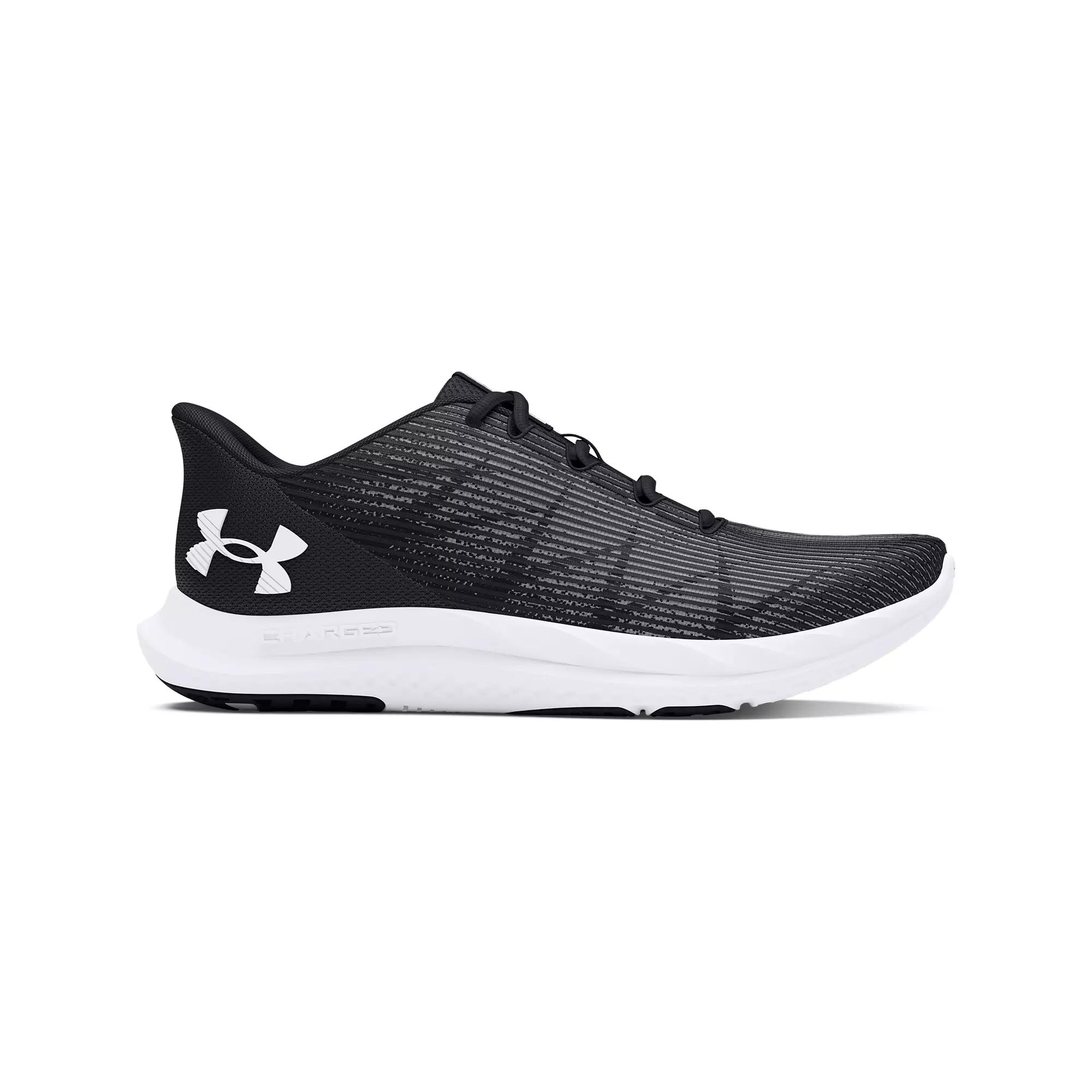 Under Armour Charged Speed Swift Men's Running Shoes, Size: 11.5, Black White White Product Image