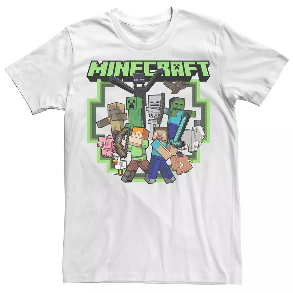 Men's Minecraft All Aboard Build Create Explore Tee,  Product Image