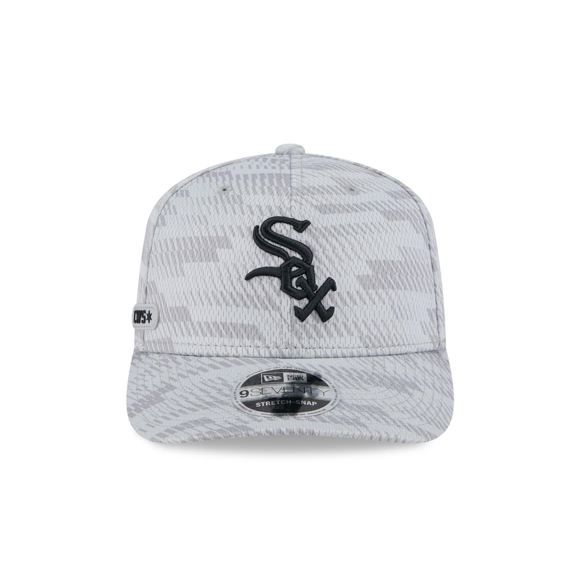 Chicago White Sox 2025 Clubhouse Gray 9SEVENTY Stretch-Snap Hat Male Product Image