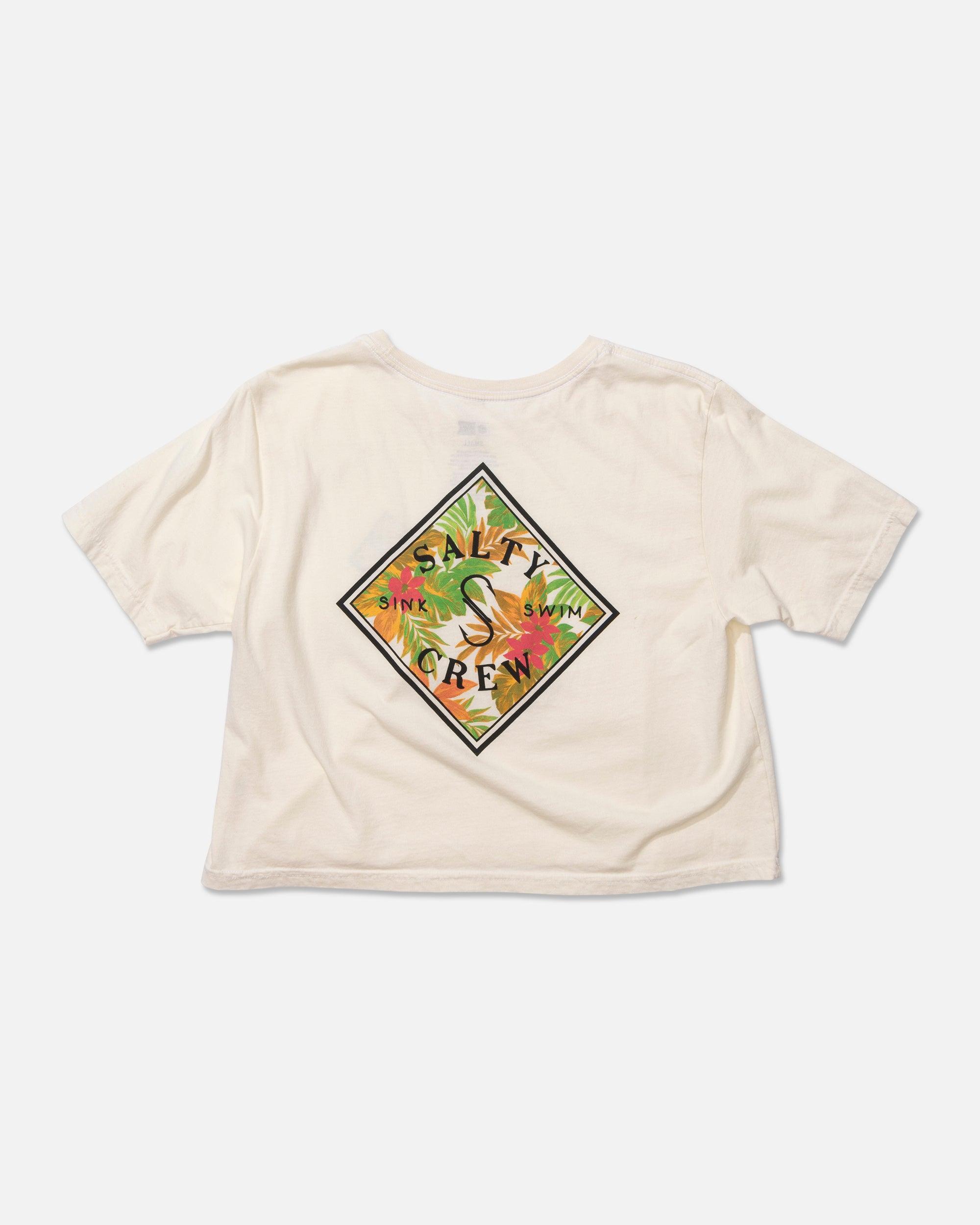 Tippet Fill Crop Tee - Off White Female Product Image