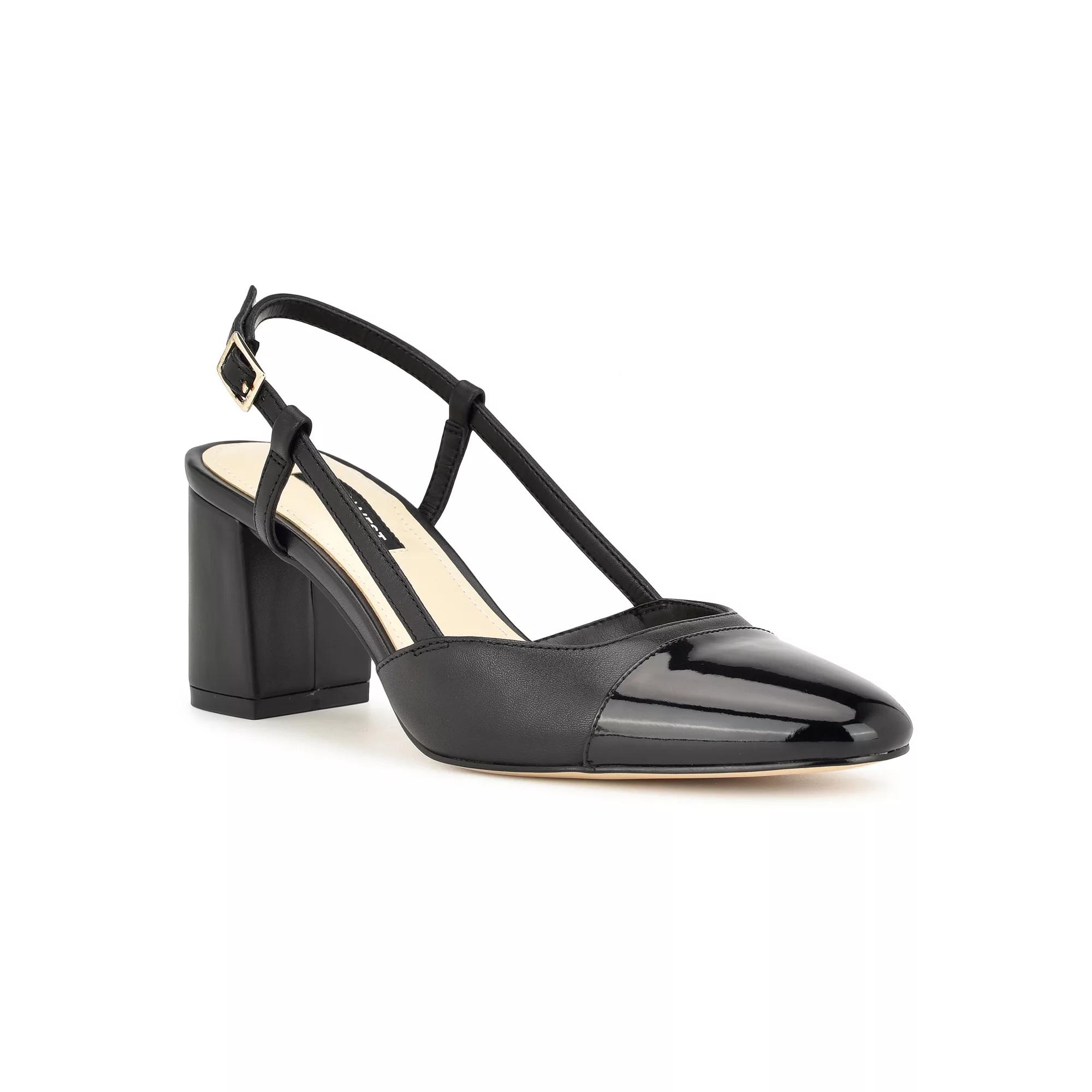Nine West Unda Women's Block Heel Slingback Dress Pumps,  Product Image