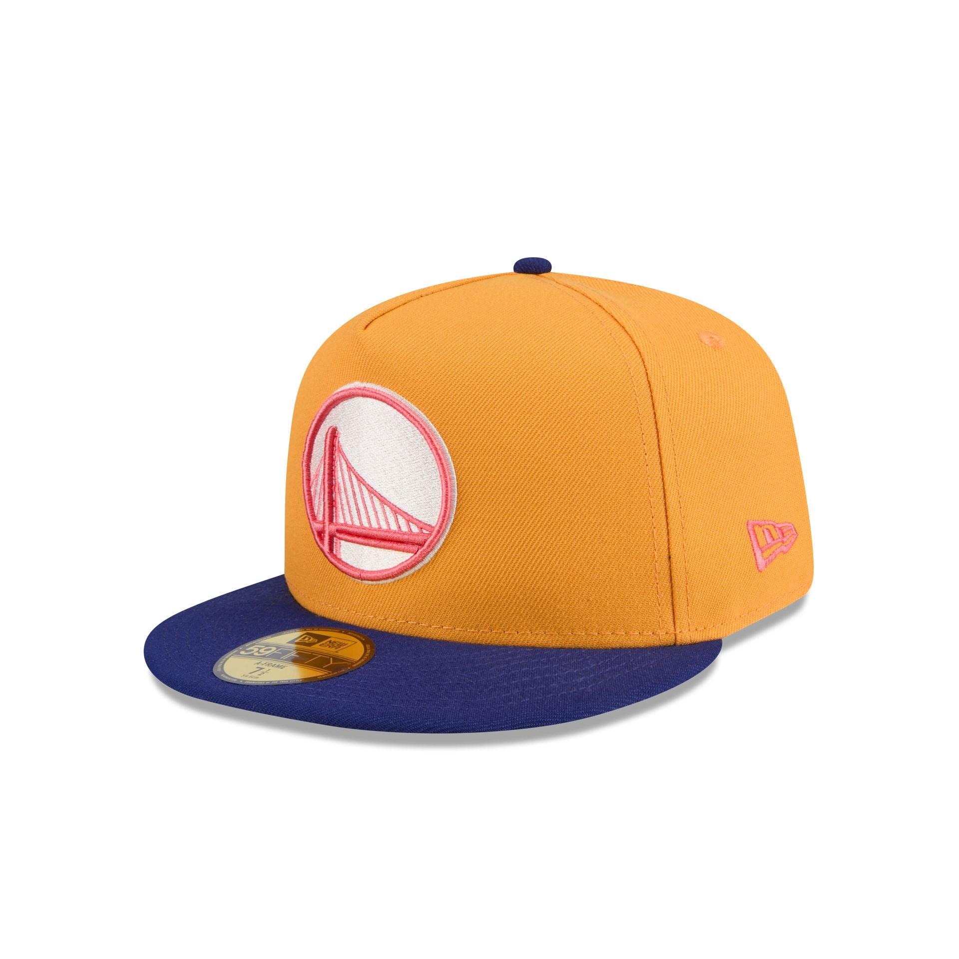 Golden State Warriors Gold 59FIFTY A-Frame Fitted Hat Male Product Image