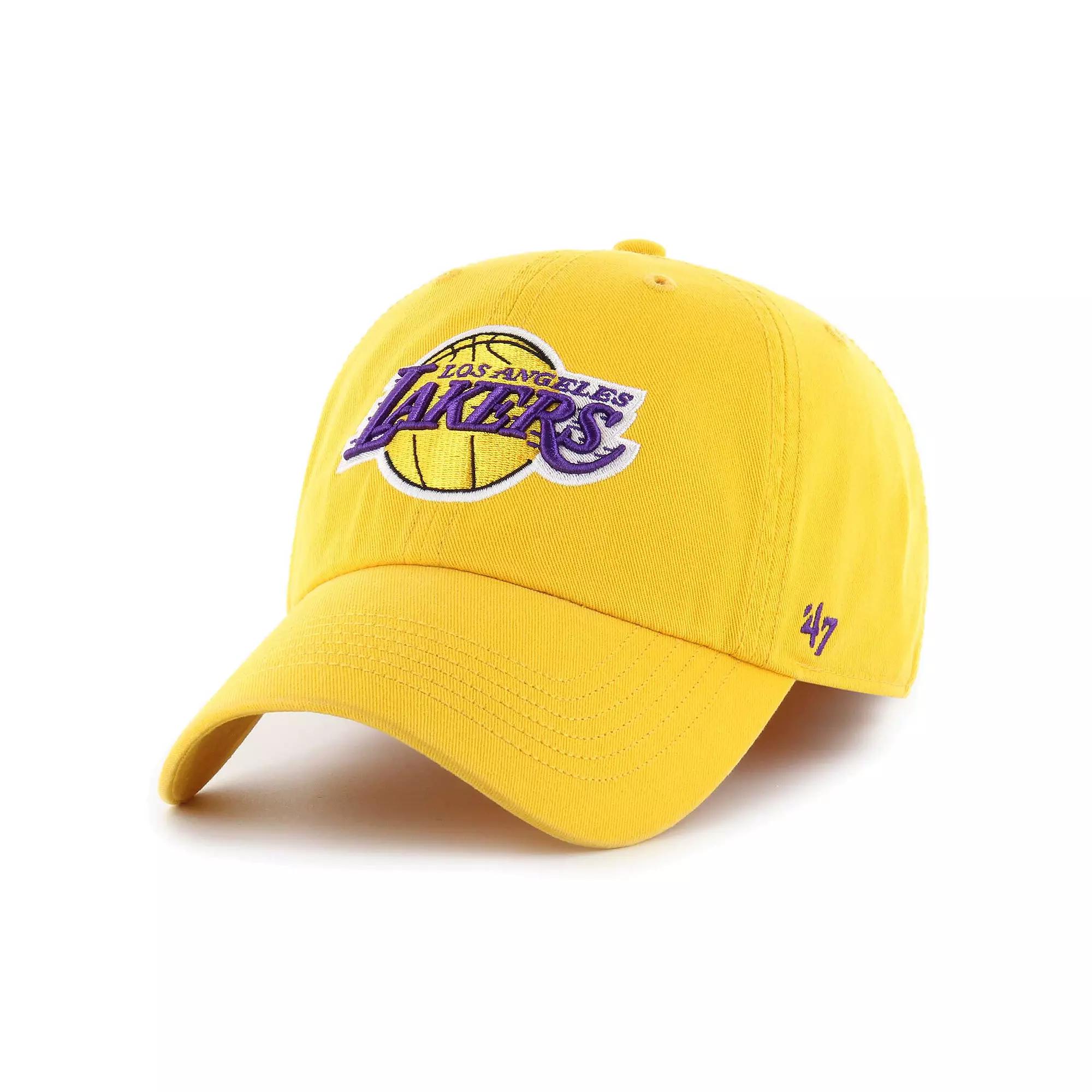 Men's '47 Gold Los Angeles Lakers  Classic Franchise Fitted Hat, Size: Large Product Image