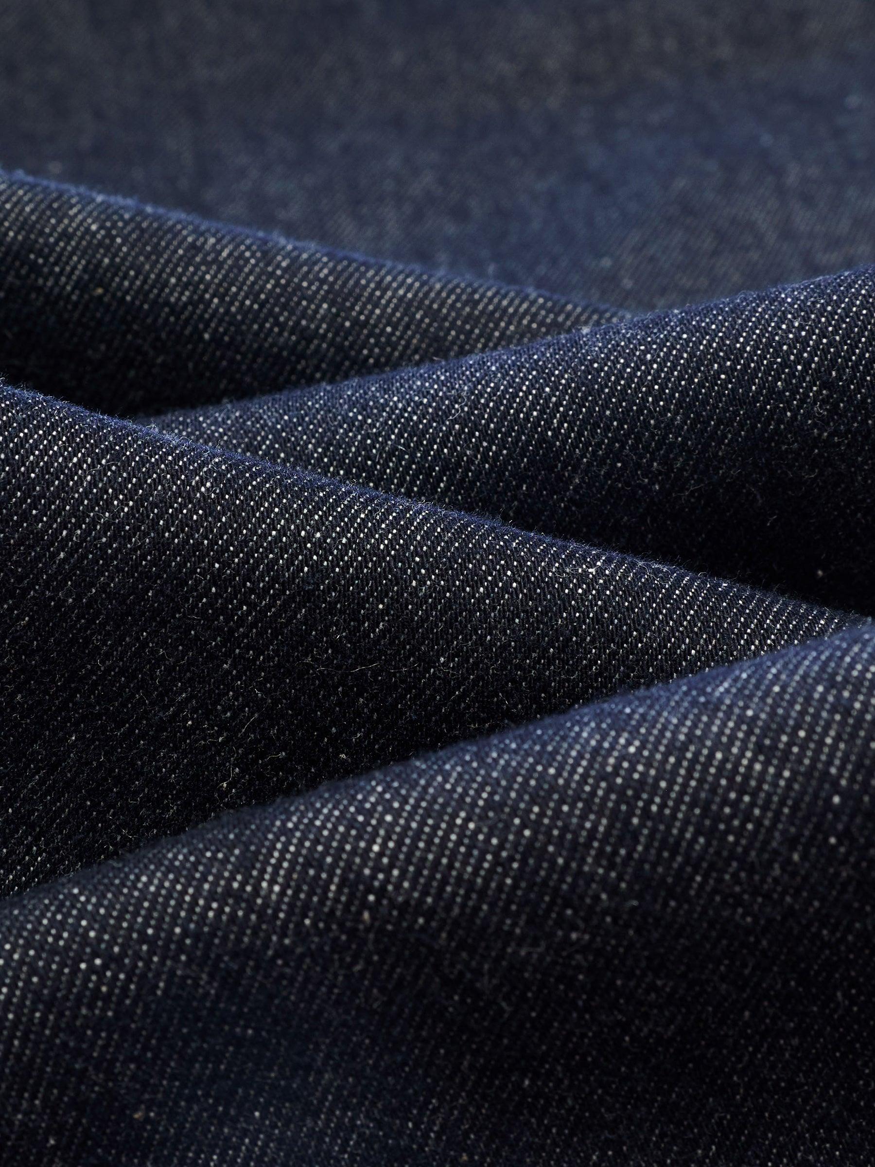 Cotton Denim Fleece Lined Straight Leg Women Jeans Product Image