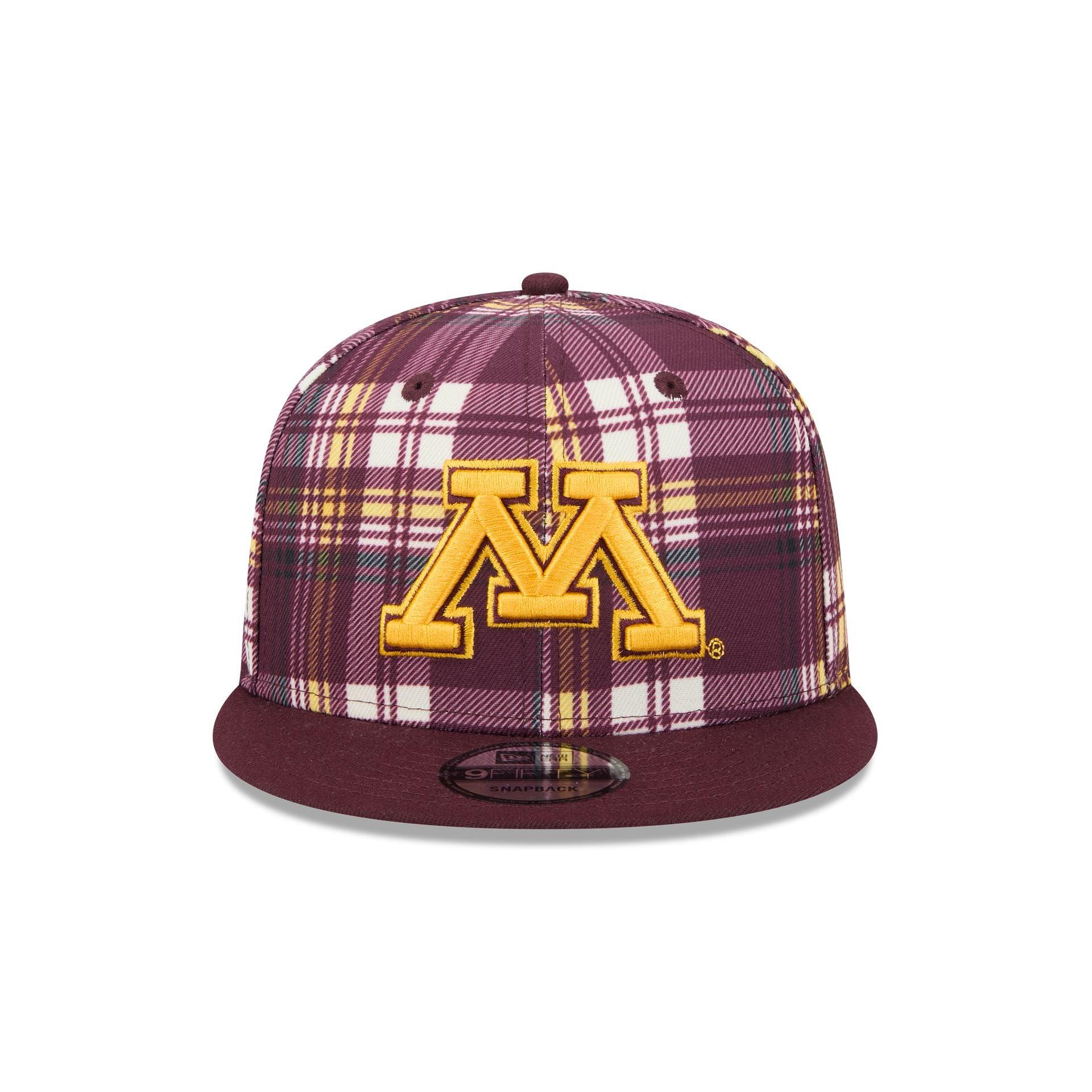 Minnesota Golden Gophers Plaid 9FIFTY Snapback Hat Male Product Image